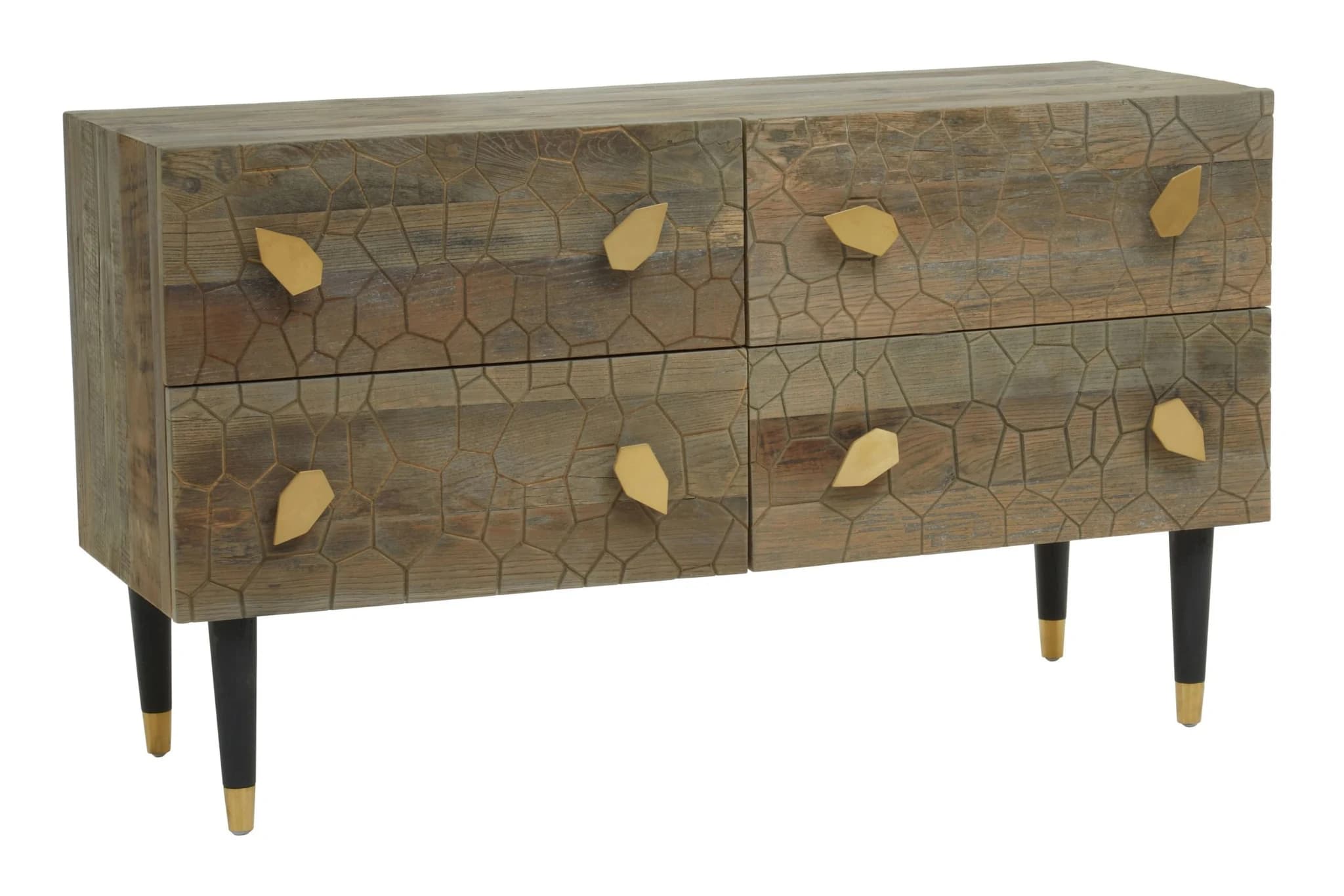 Malay Recycled Elm Wood Chest of 4 Drawers - Bookcases & shelving, photo 7 of 8