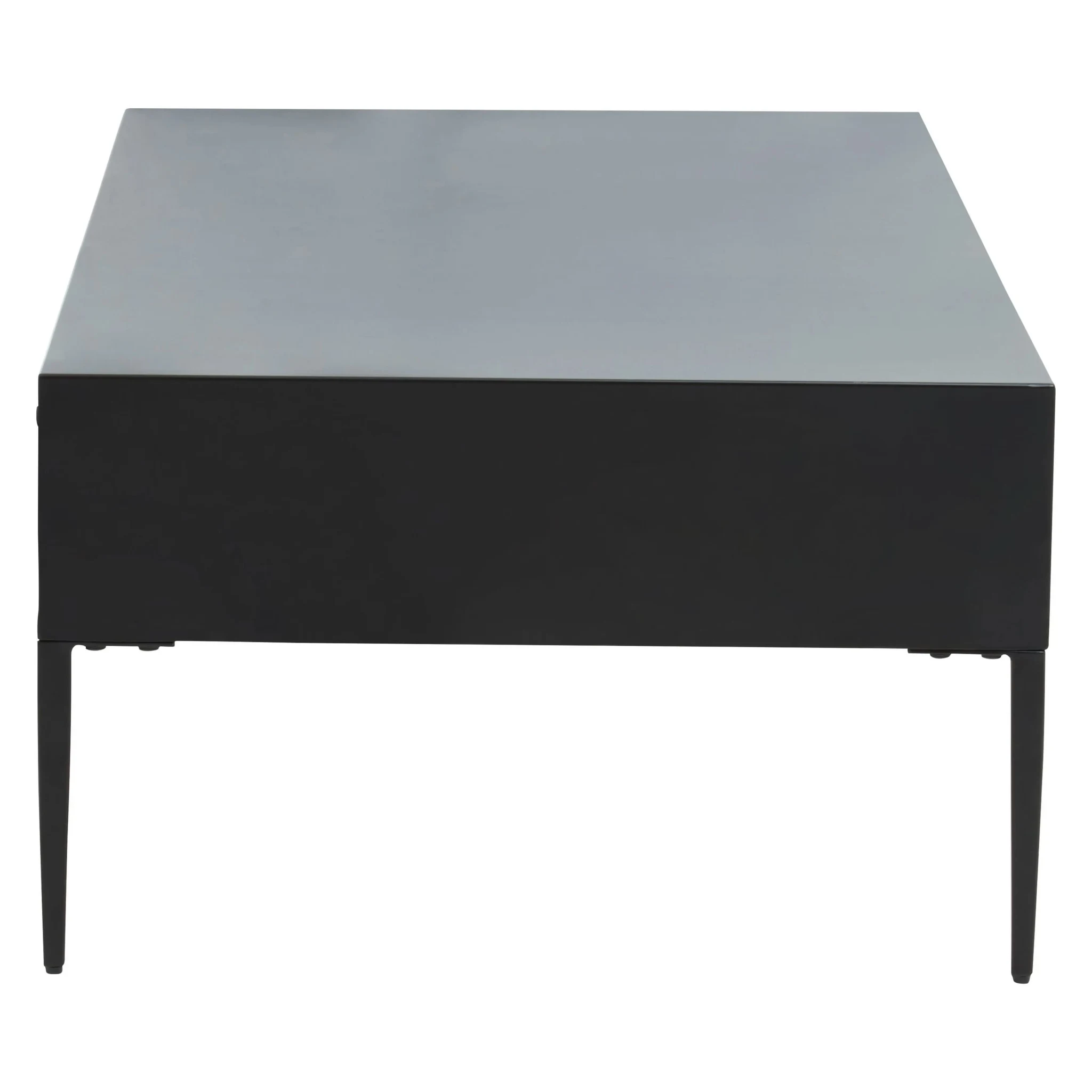 Luxor Grey Wash Recycled Pine Wood Coffee Table with Drawers - Tables, photo 3 of 8