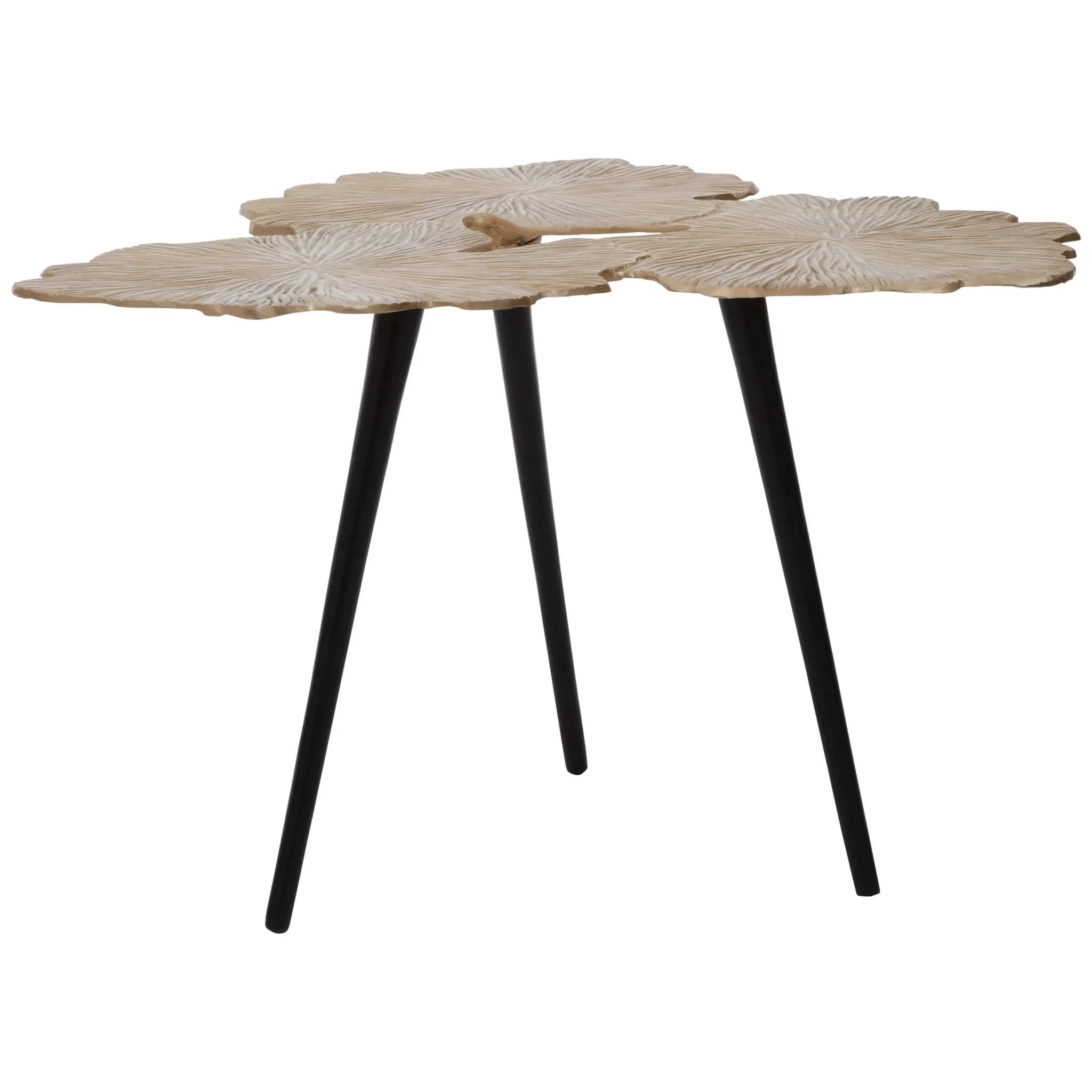 Prato Gingko Gold Top Large Side Table - Tables, photo 6 of 8