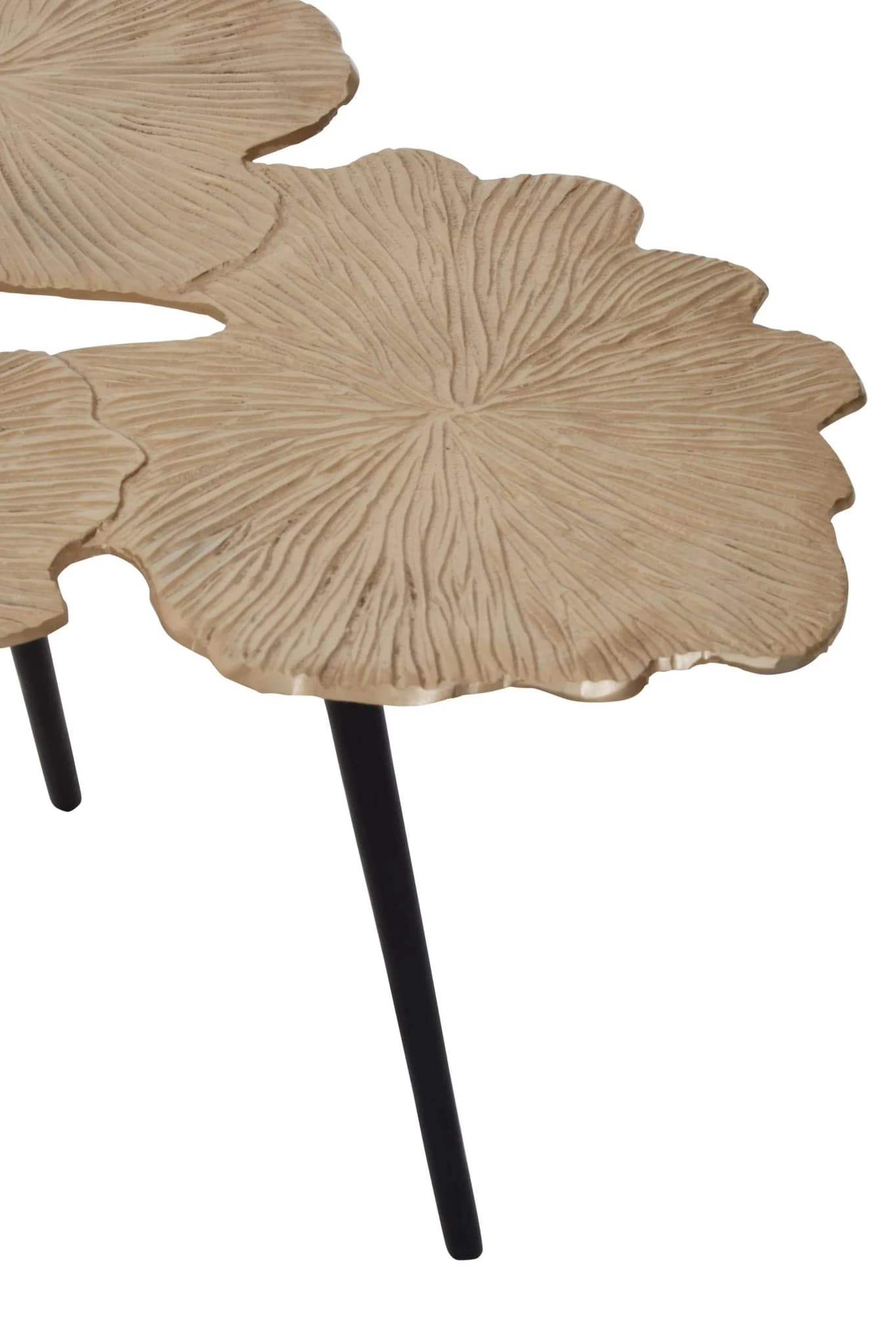 Prato Gingko Gold Top Large Side Table - Tables, photo 8 of 8