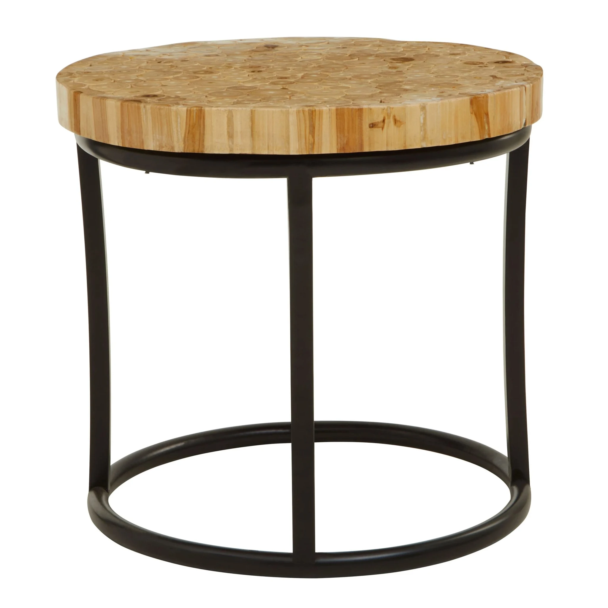 Malang Round Mosaic Teak Wood Coffee Table - Tables, photo 8 of 8