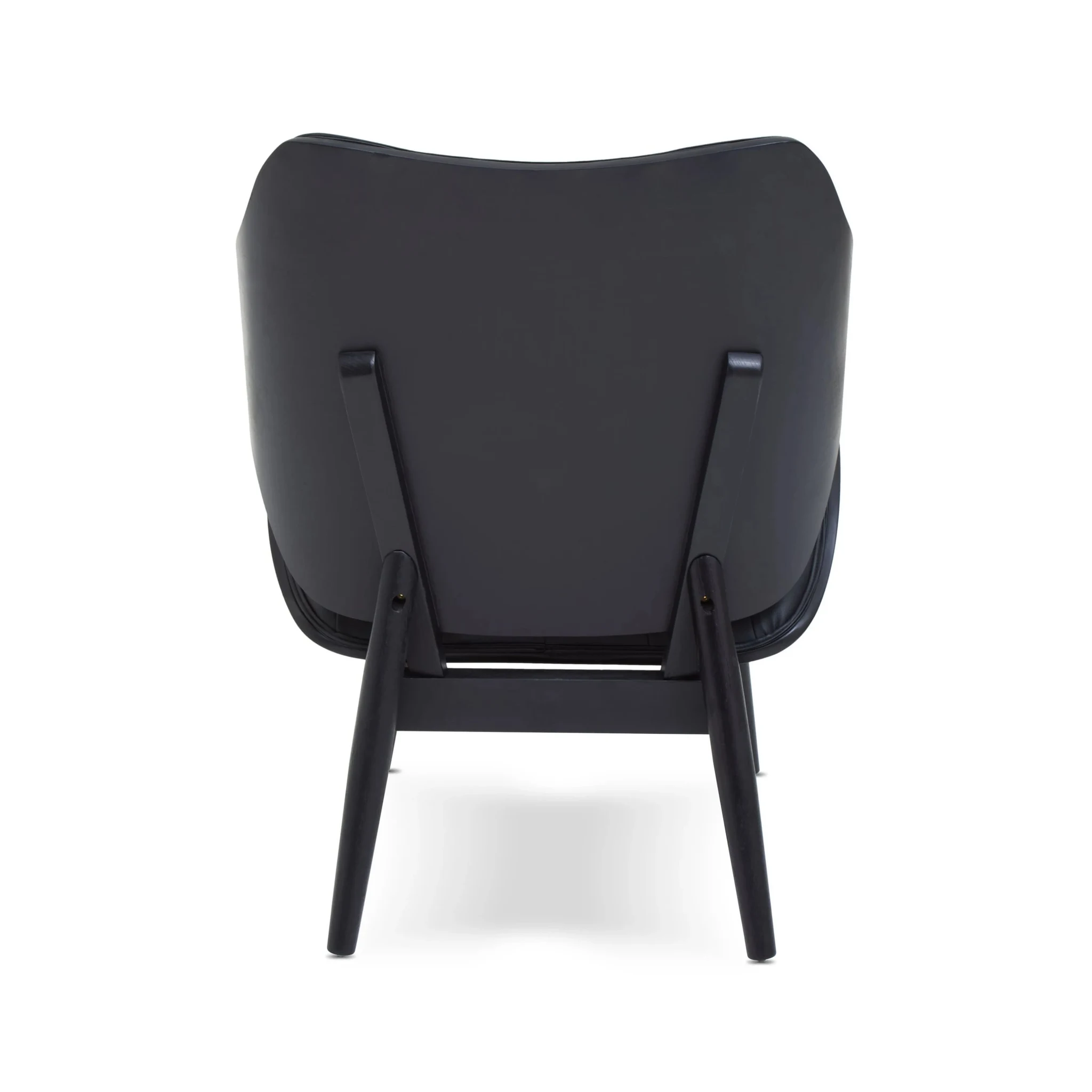 Vinsi Black Leather Effect Chair - Seating, photo 6 of 8