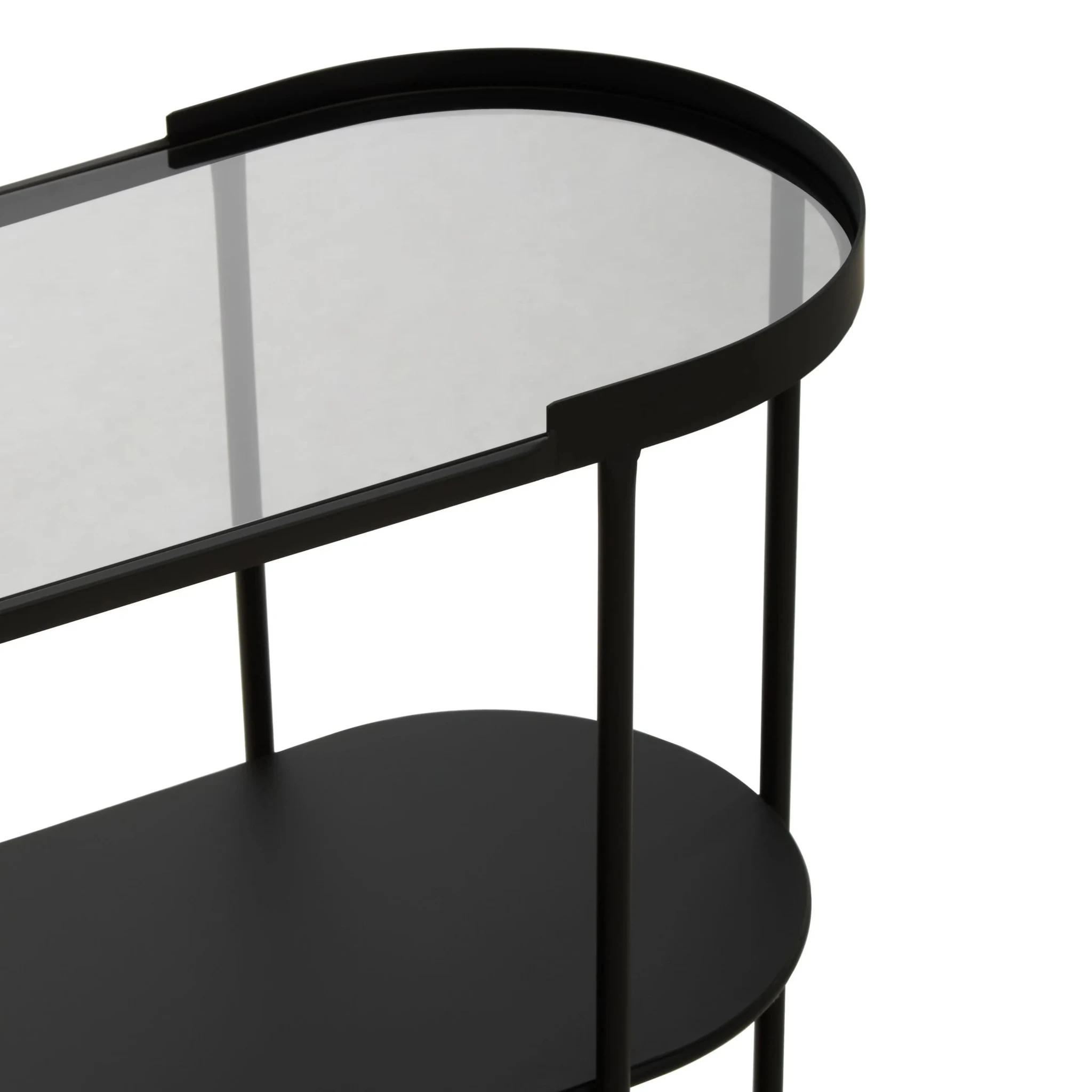 Trento Console Table With Glass Top - Tables, photo 7 of 8
