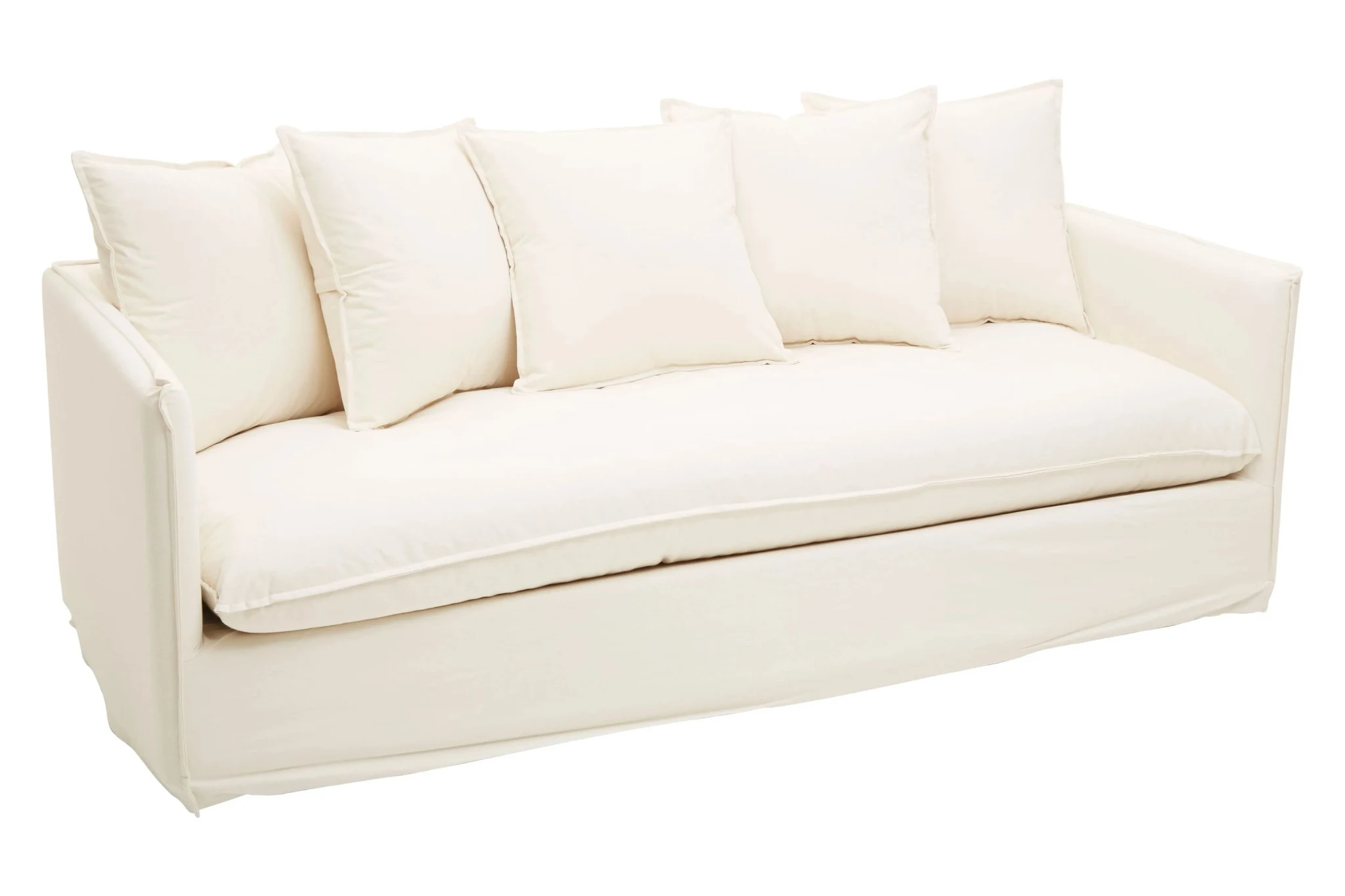 Antibes Three Seat Cream Sofa - Seating, photo 4 of 7