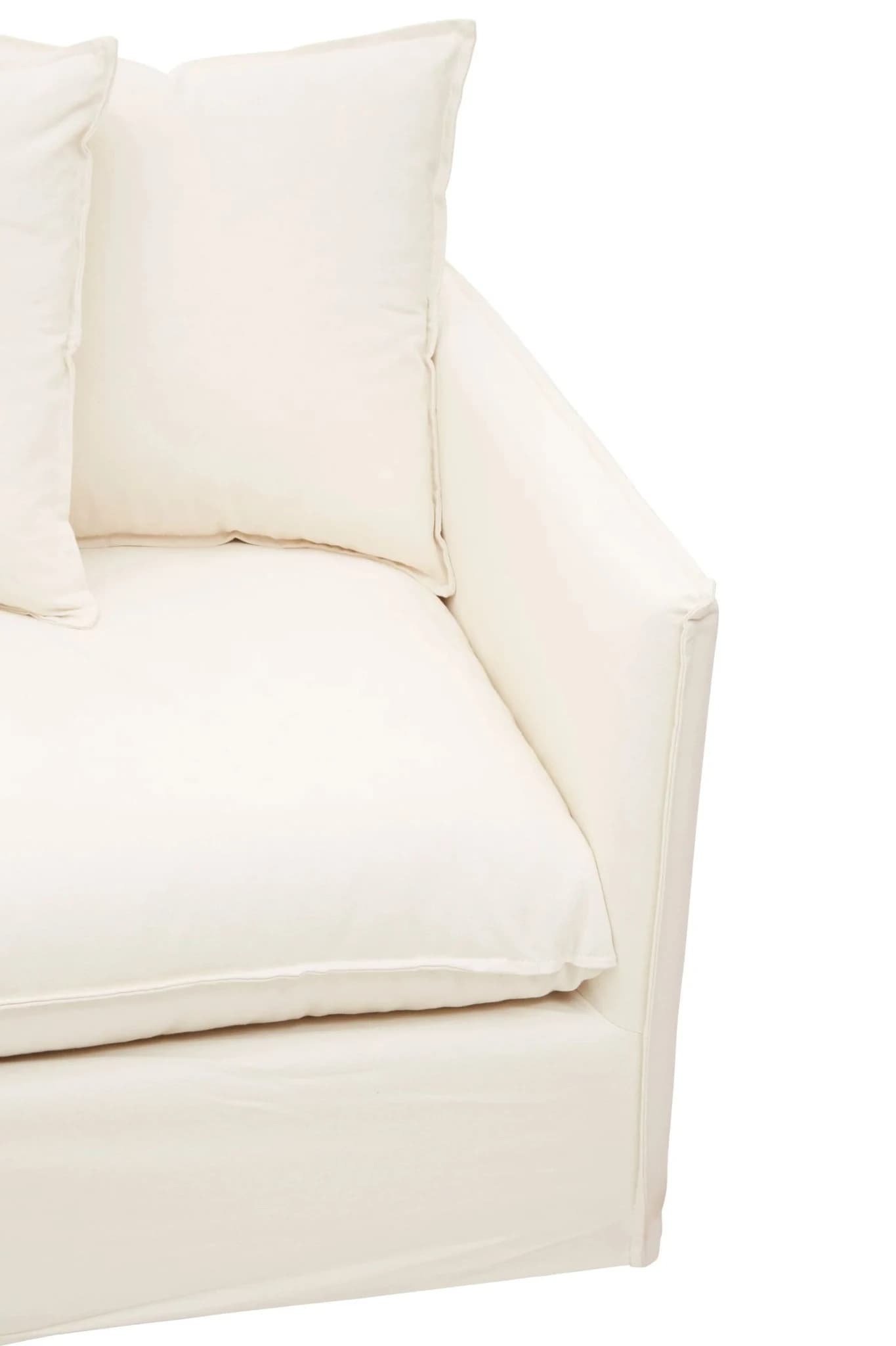 Antibes Three Seat Cream Sofa - Seating, photo 5 of 7