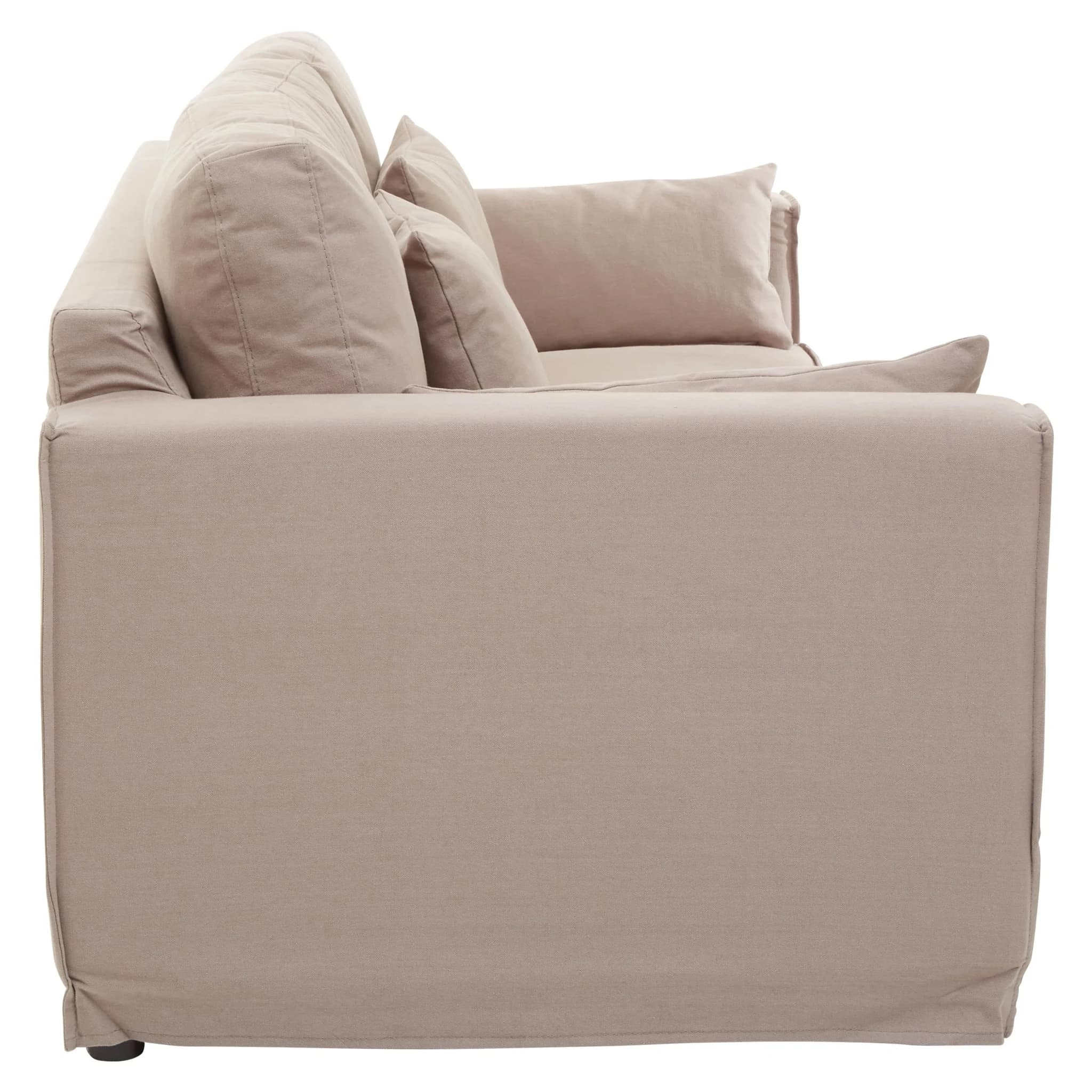 Menton 3 Seat Grey Fabric Sofa - Seating, photo 3 of 7