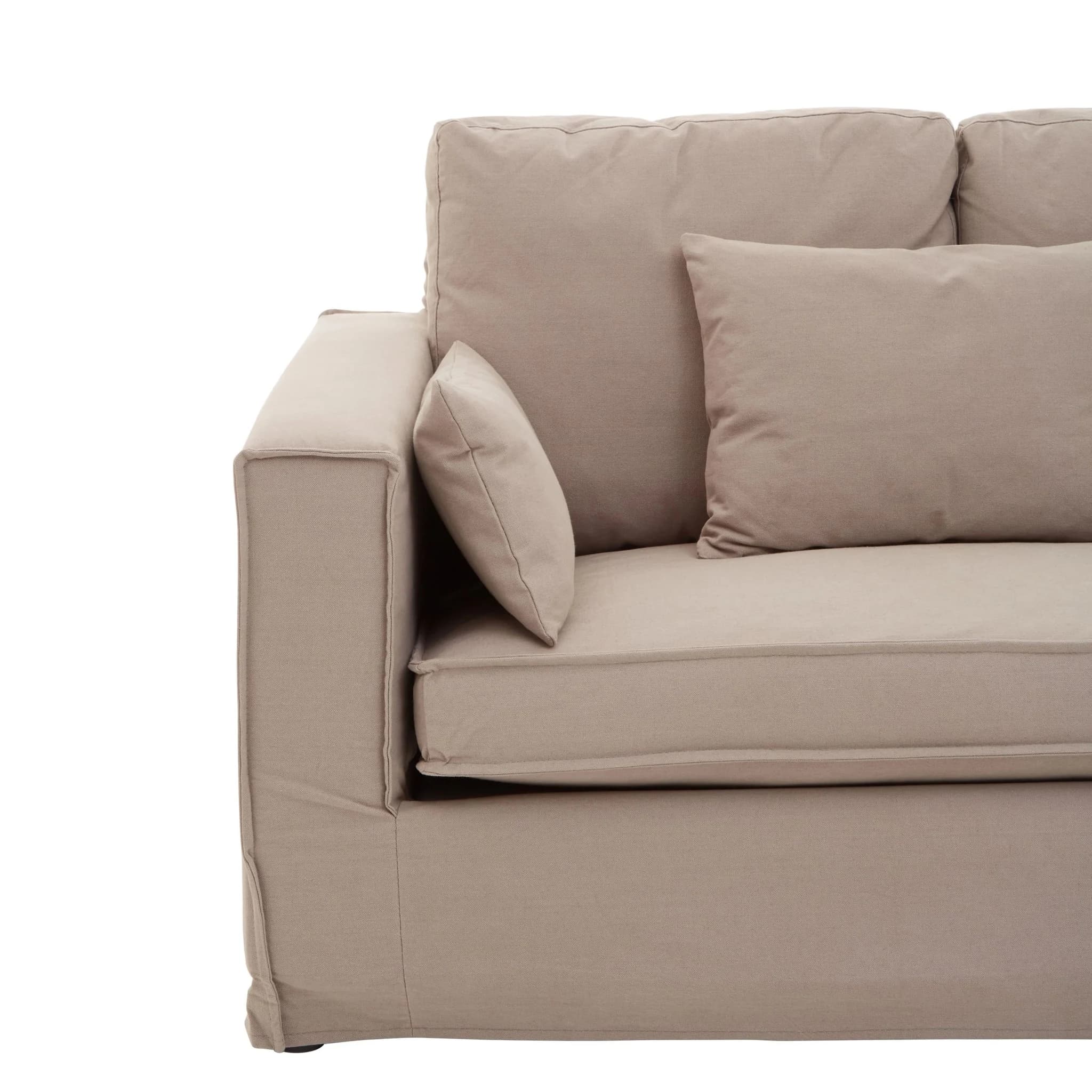 Menton 3 Seat Grey Fabric Sofa - Seating, photo 7 of 7
