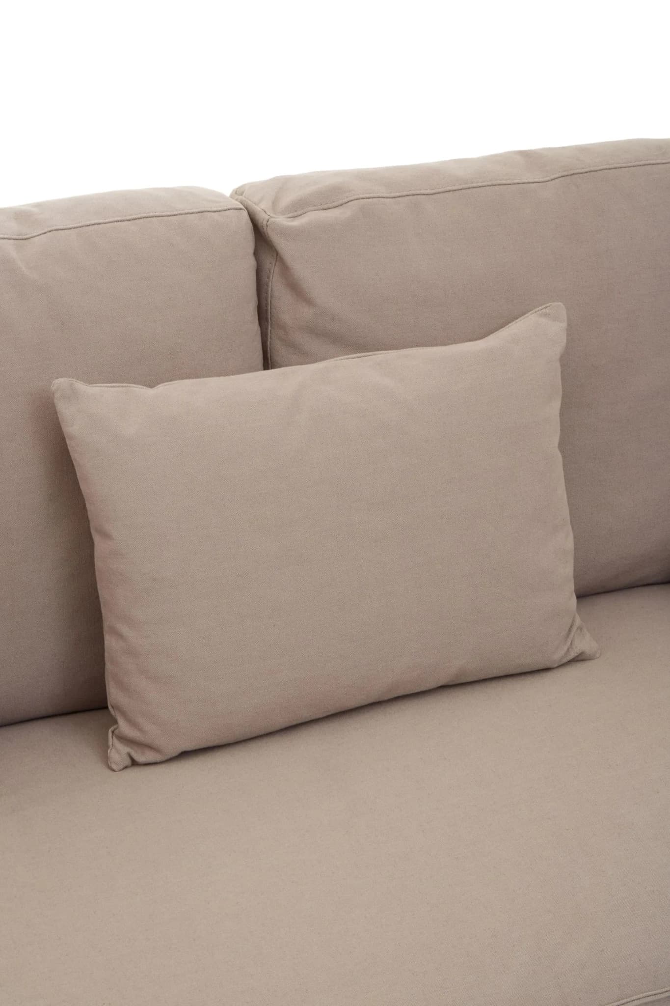 Menton 3 Seat Grey Fabric Sofa - Seating, photo 6 of 7