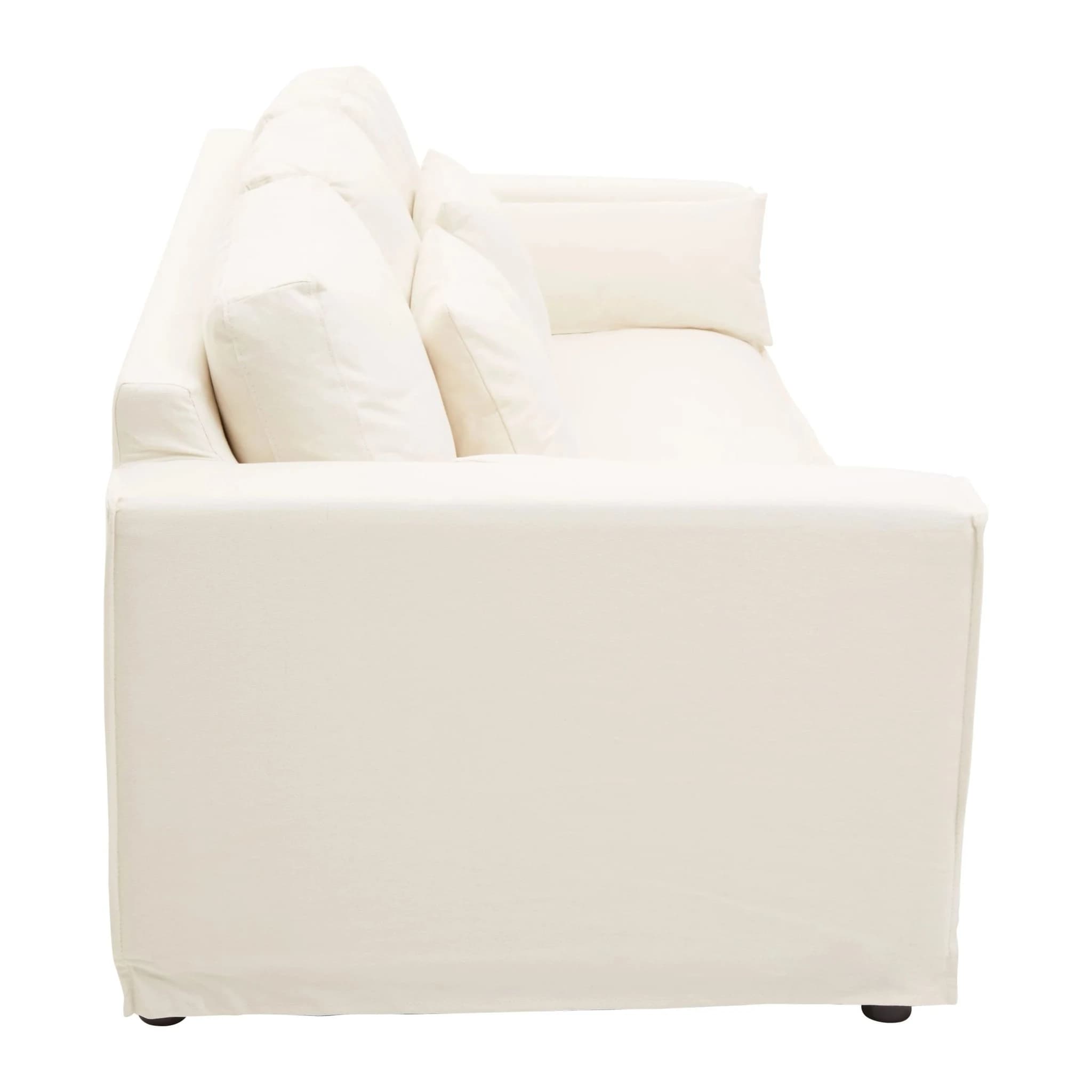 Menton Three Seat Cream Sofa - Seating, photo 3 of 7