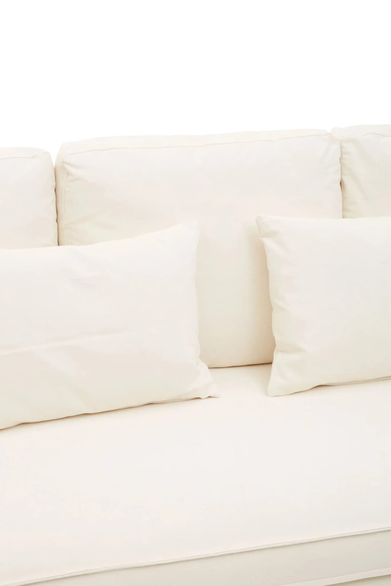 Menton Three Seat Cream Sofa - Seating, photo 6 of 7