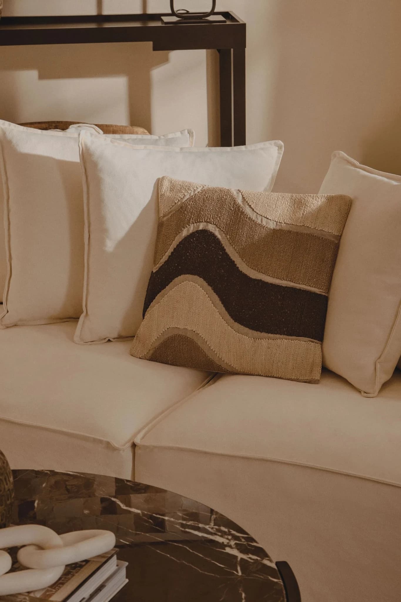 Marseille 3 Seat Cream Sofa - Seating, photo 4 of 8