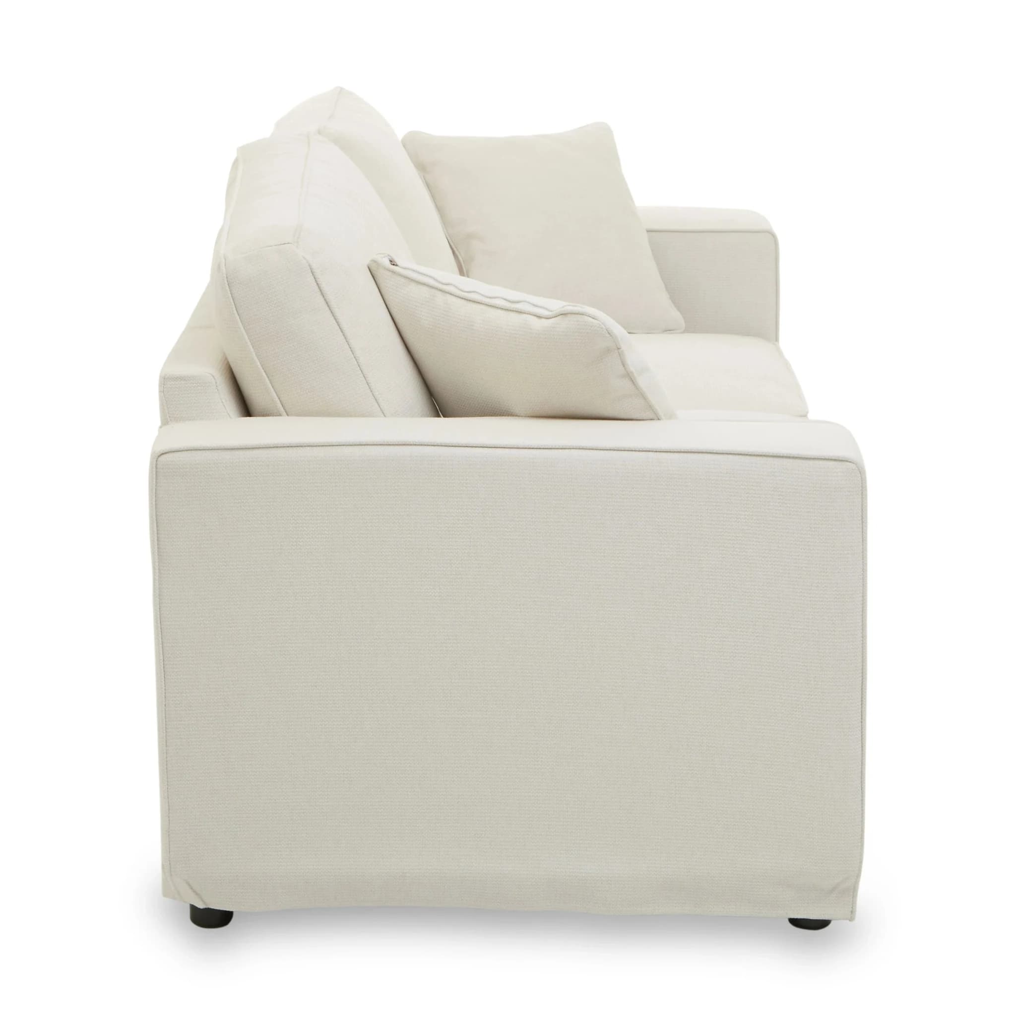 Valensole 2 Seat Cream Fabric Sofa - Seating, photo 3 of 8