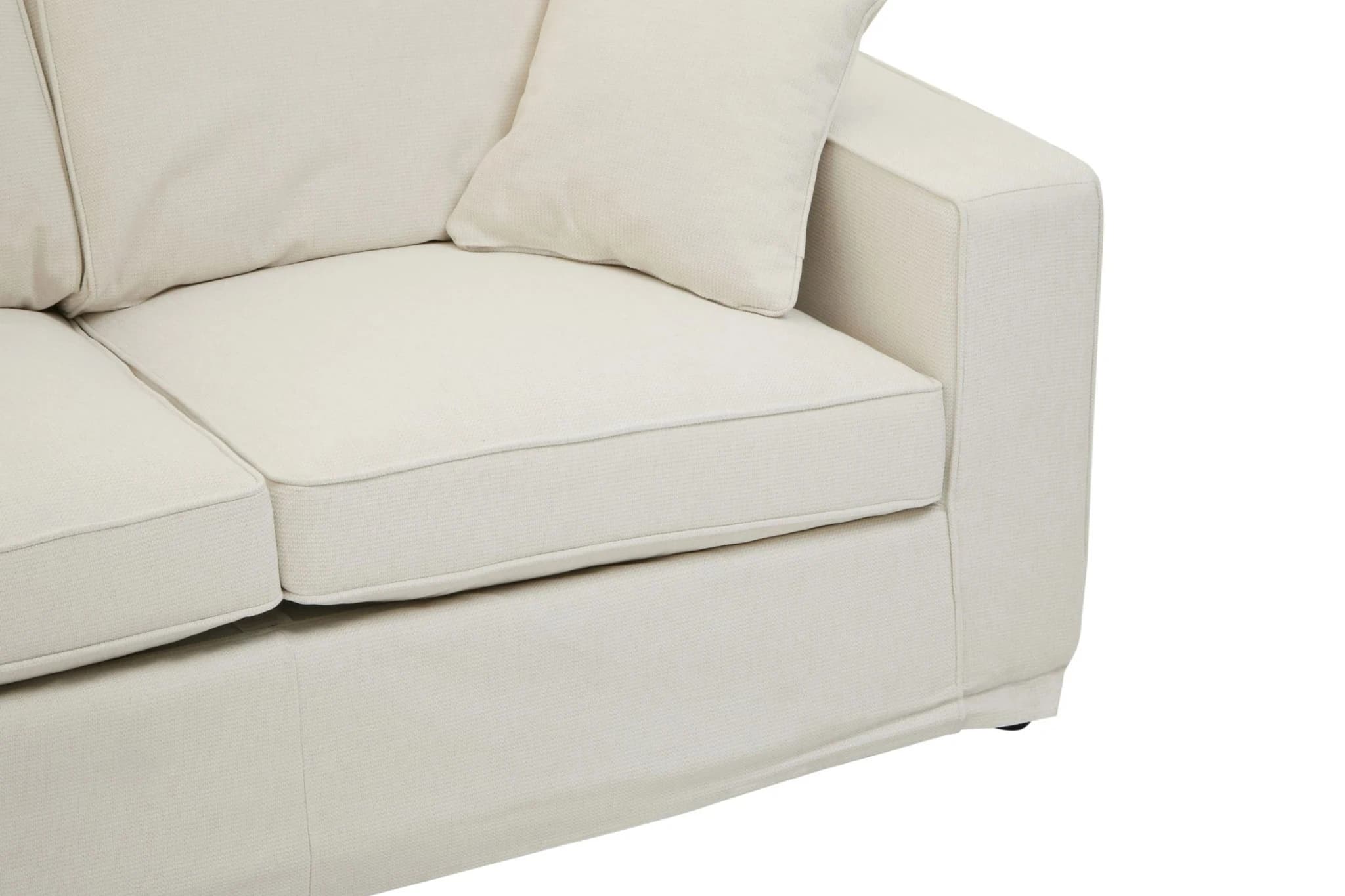 Valensole 2 Seat Cream Fabric Sofa - Seating, photo 8 of 8