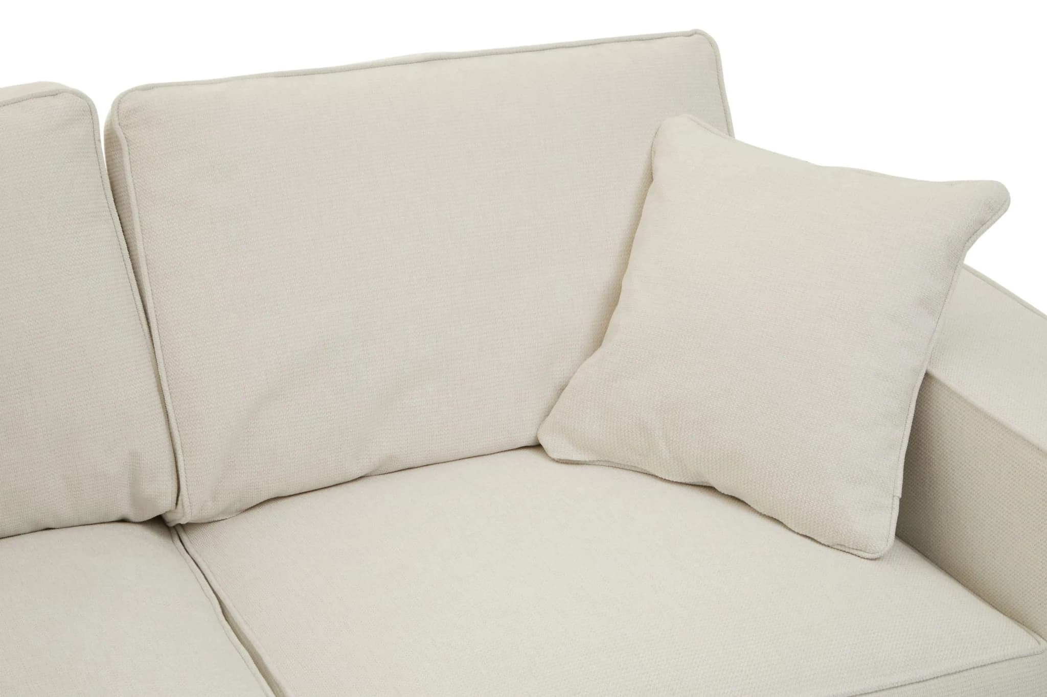 Valensole 2 Seat Cream Fabric Sofa - Seating, photo 7 of 8