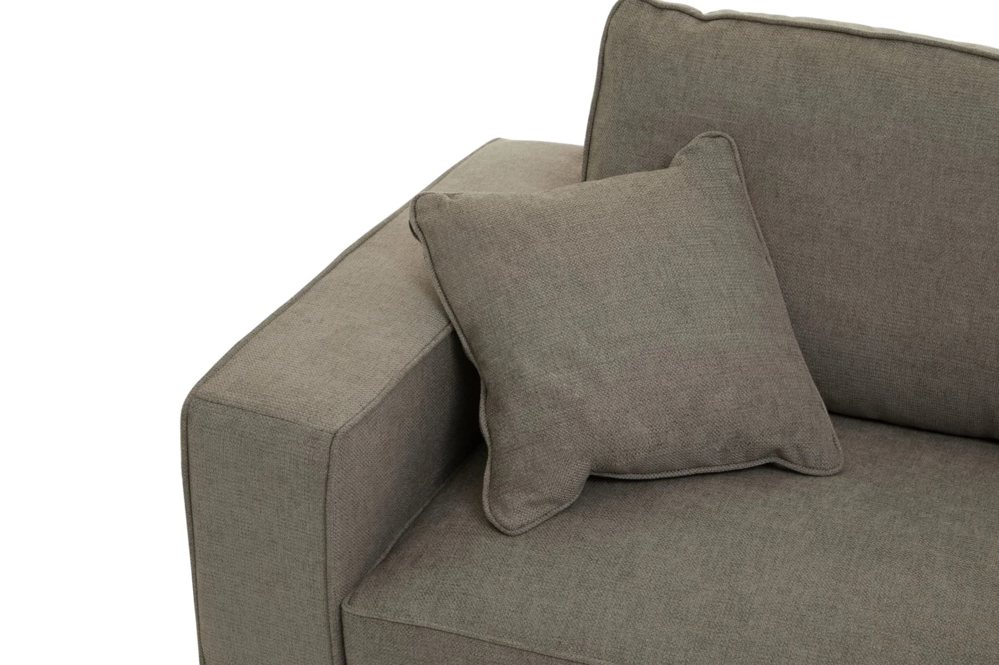 Valensole 3 Seat Grey Fabric Sofa - Seating, photo 8 of 8
