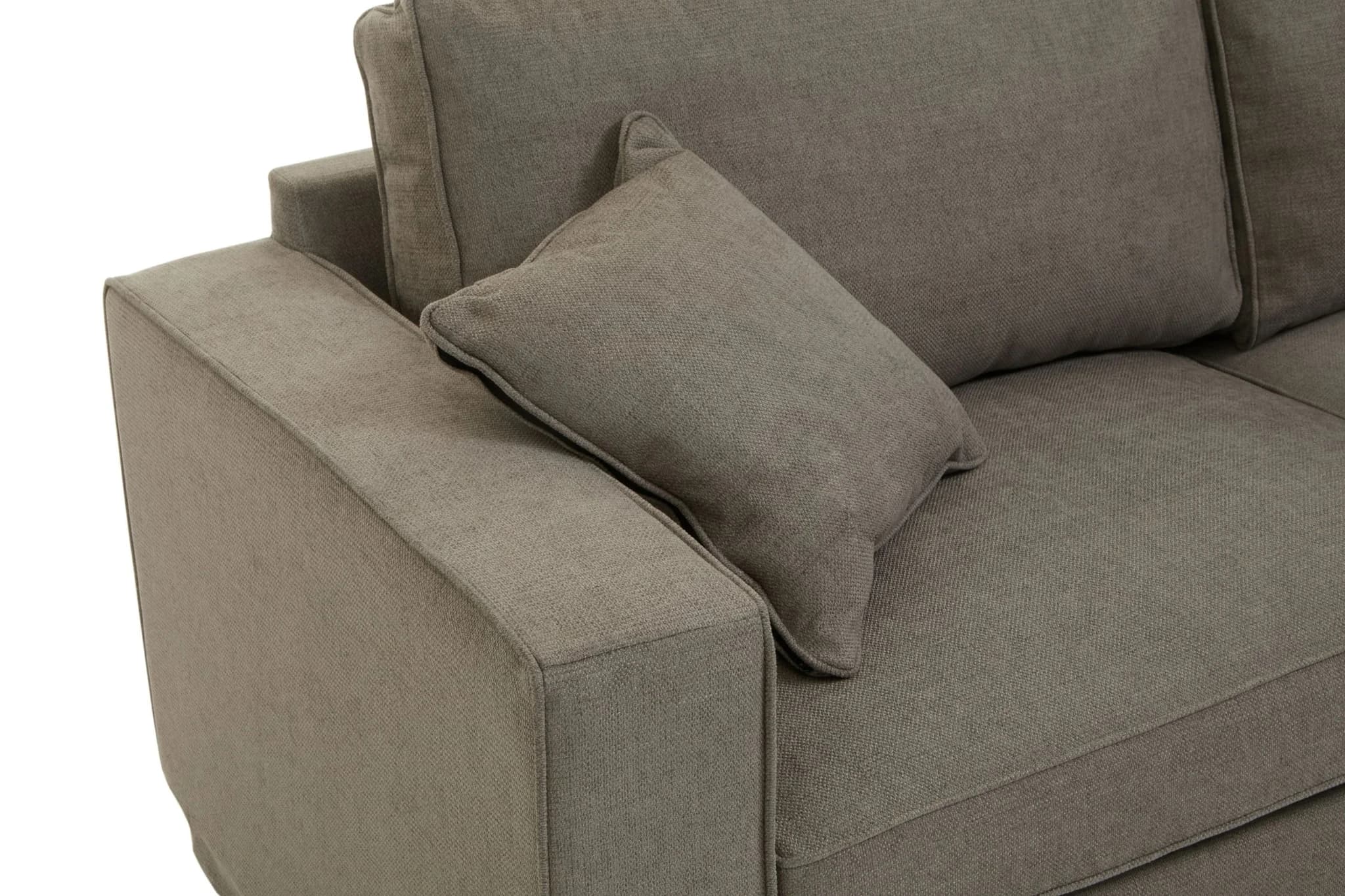 Valensole 3 Seat Grey Fabric Sofa - Seating, photo 7 of 8