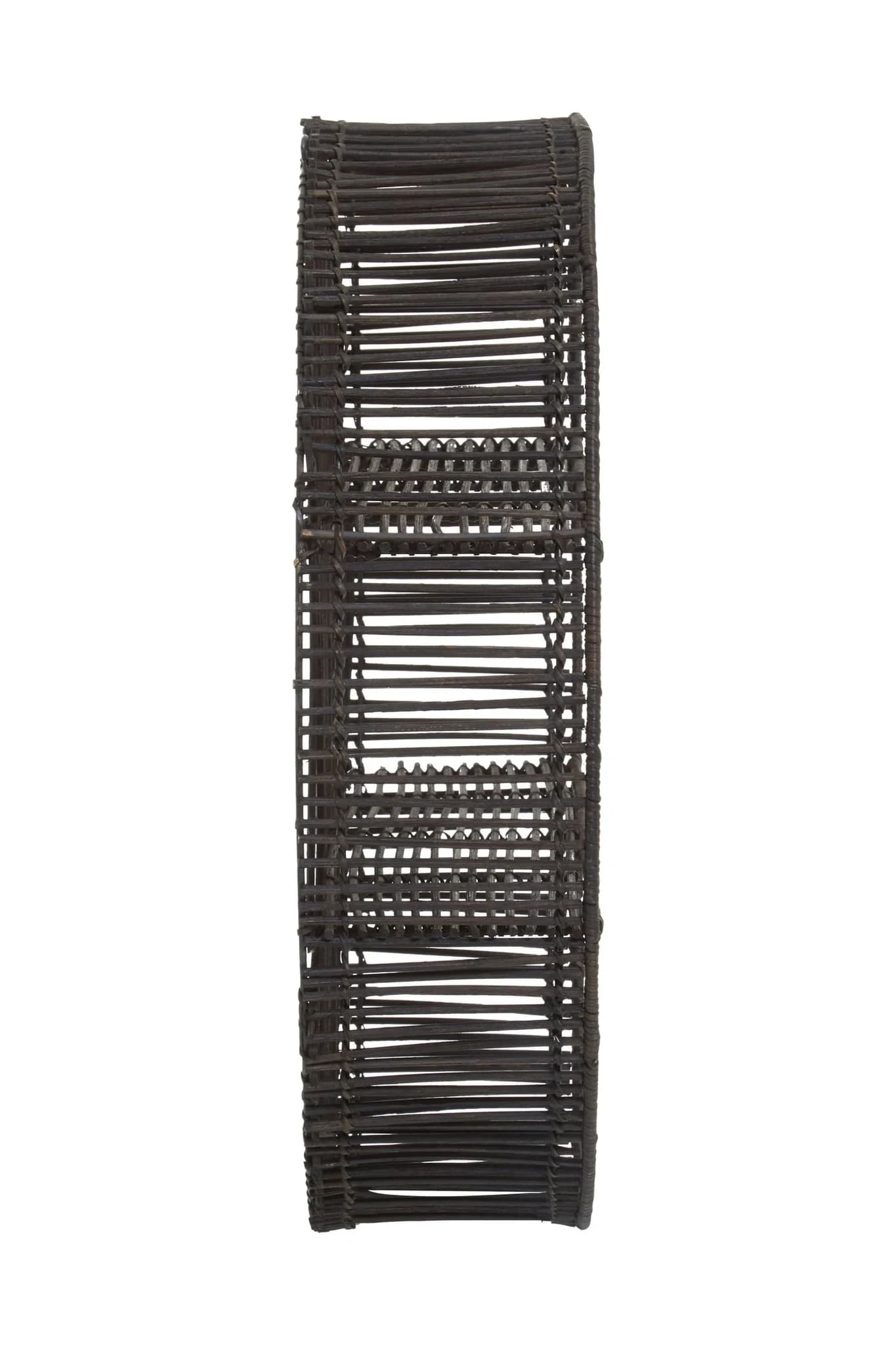 Batu Large Black Rattan Wall Shelf - Bookcases & shelving, photo 2 of 7