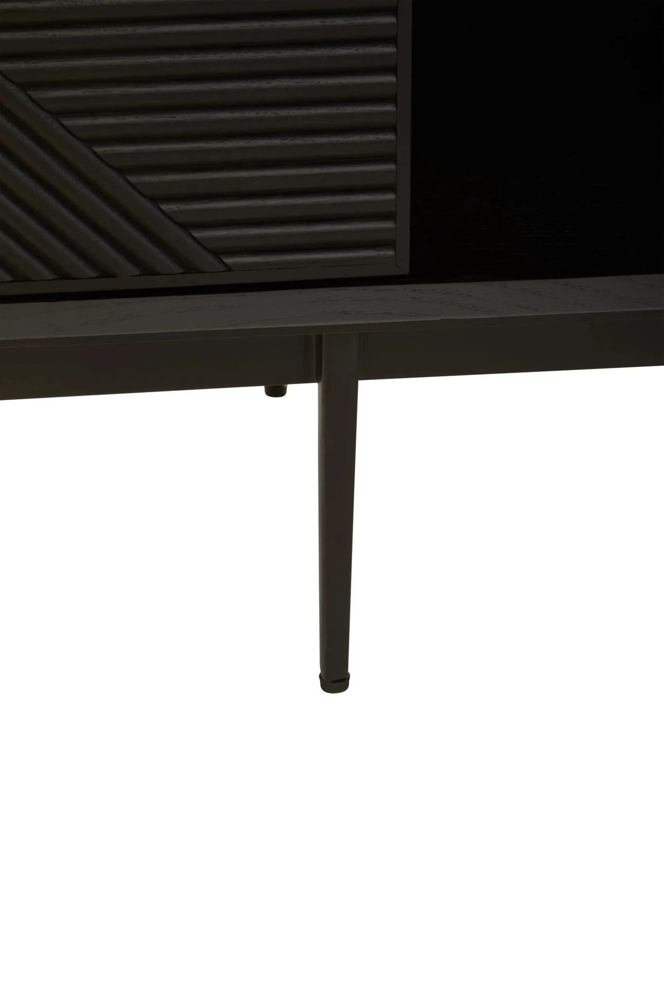 Jakara Black Finish Sideboard with 4 Doors and 3 Drawers - Bookcases & shelving, photo 8 of 8