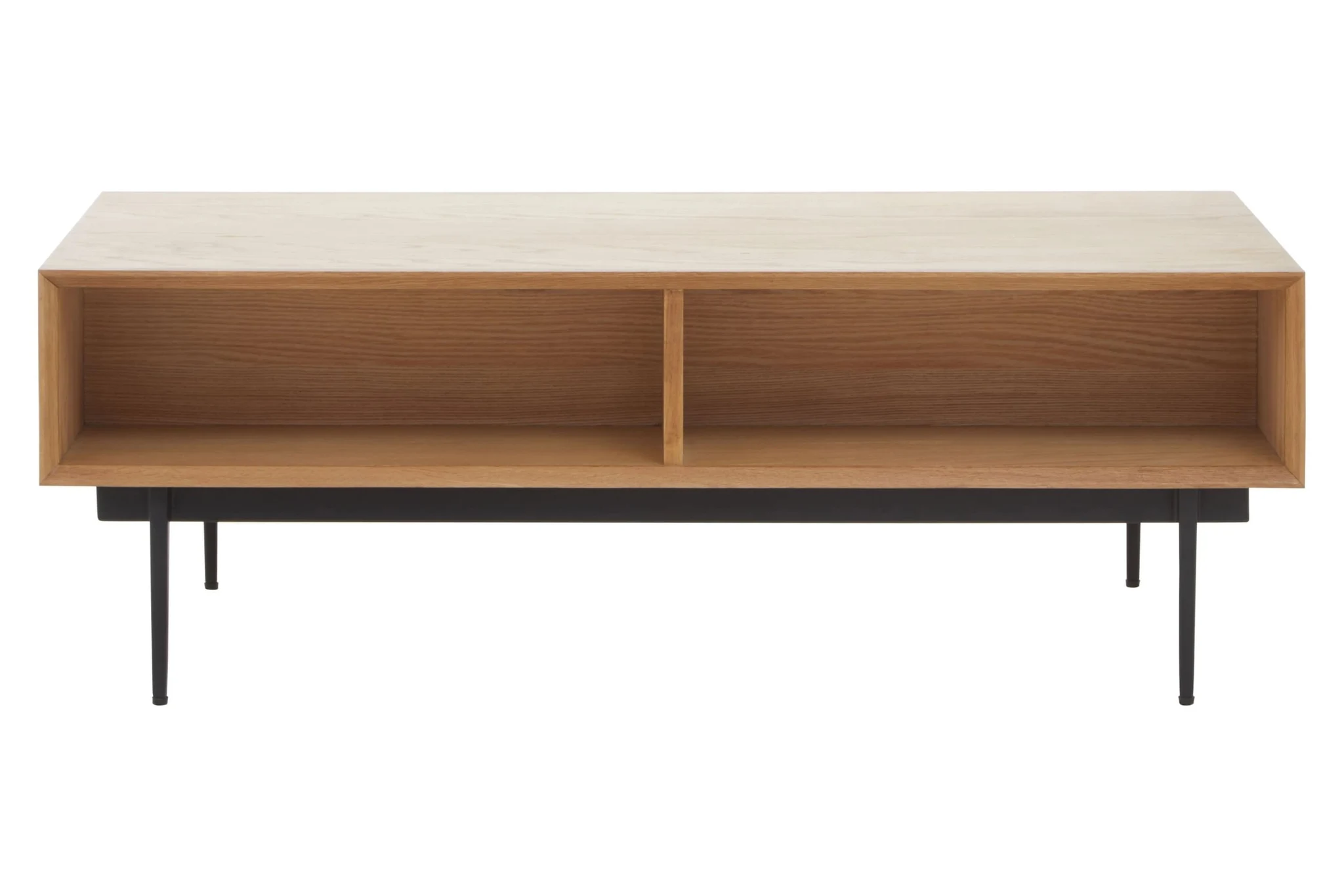 Jakara Natural Finish Coffee Table with Drawers - Tables, photo 8 of 8