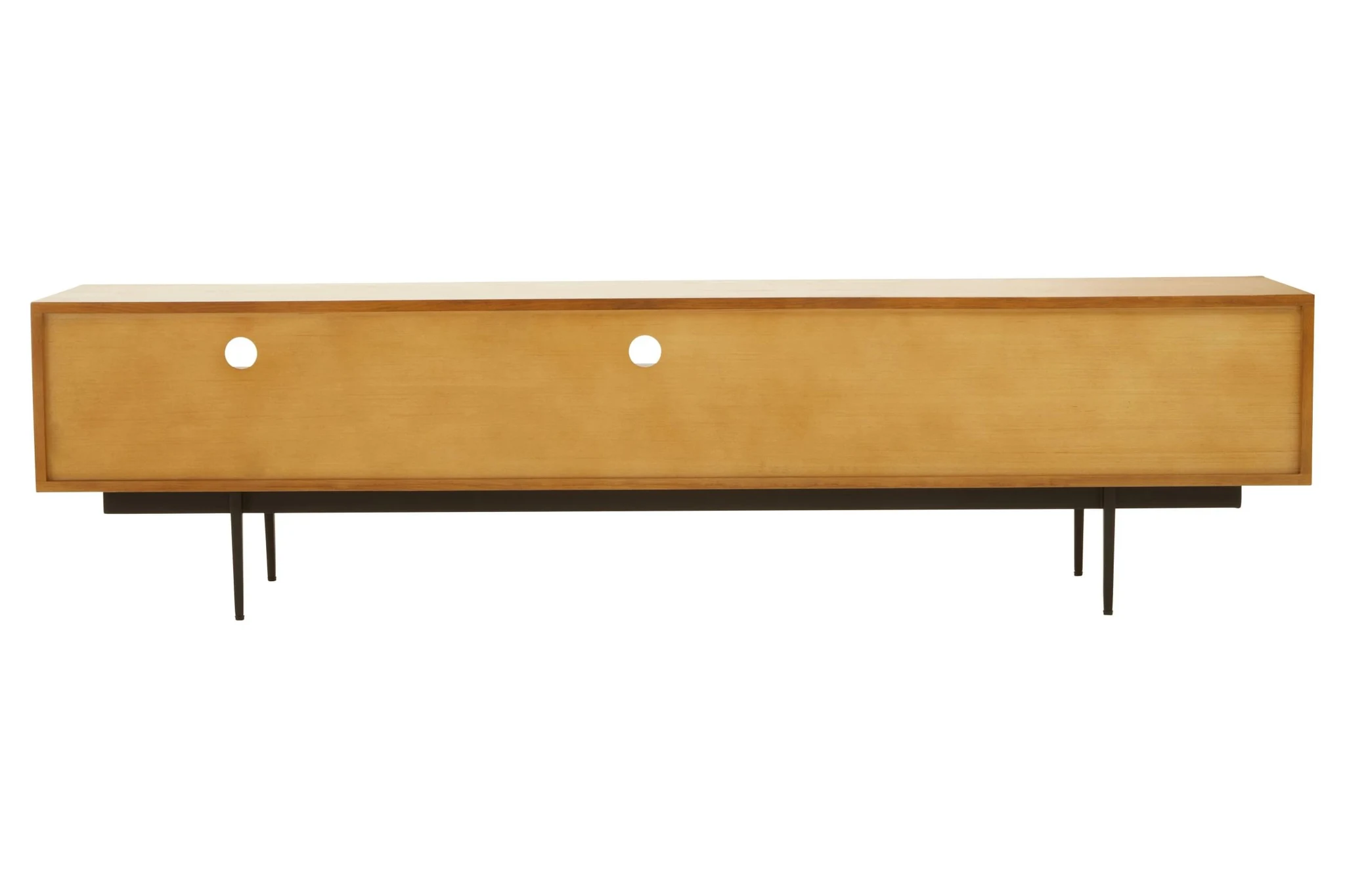 Jakara Natural Finish Carved Media Unit - Bookcases & shelving, photo 2 of 8