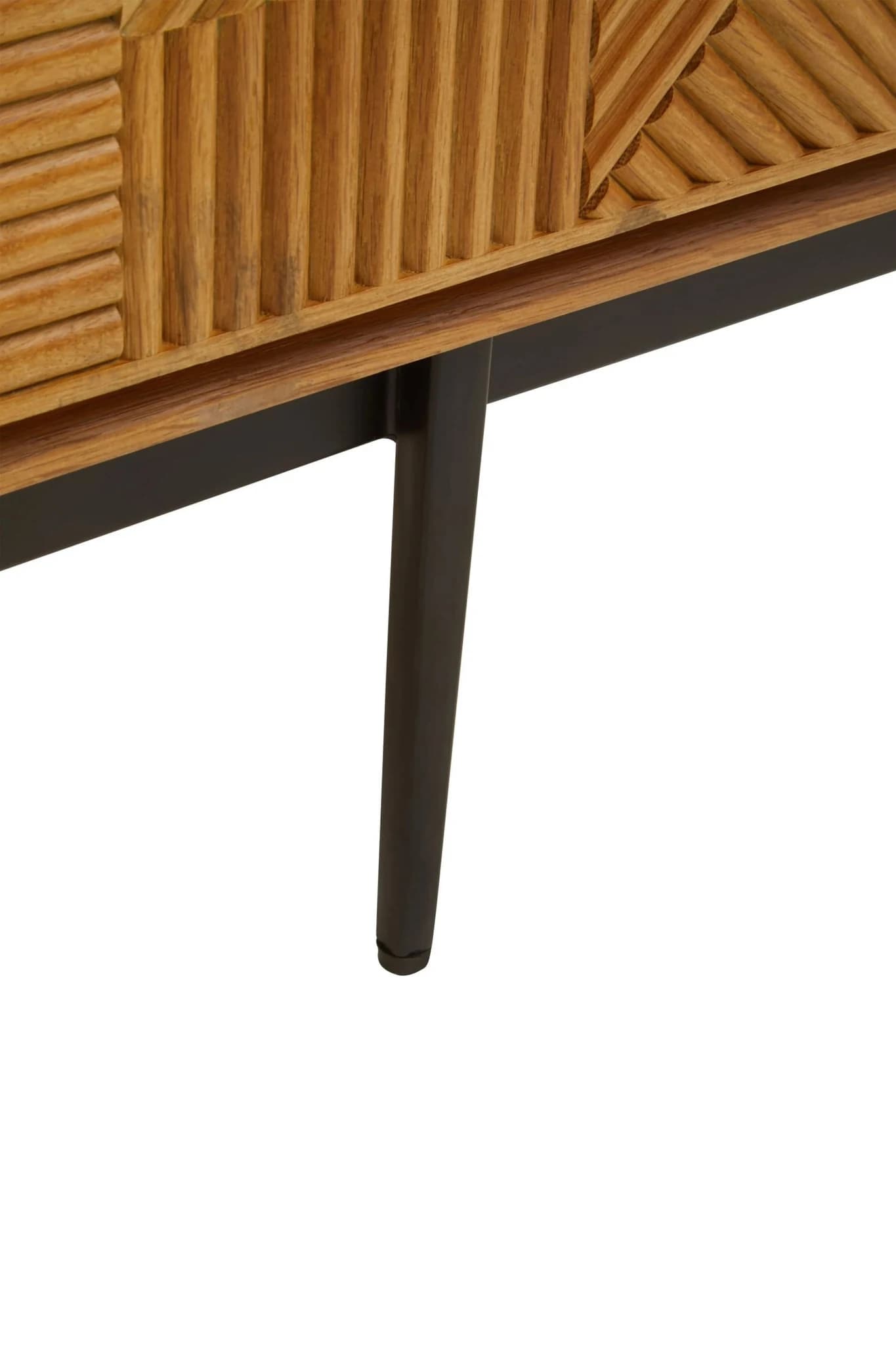 Jakara Natural Finish Carved Media Unit - Bookcases & shelving, photo 8 of 8