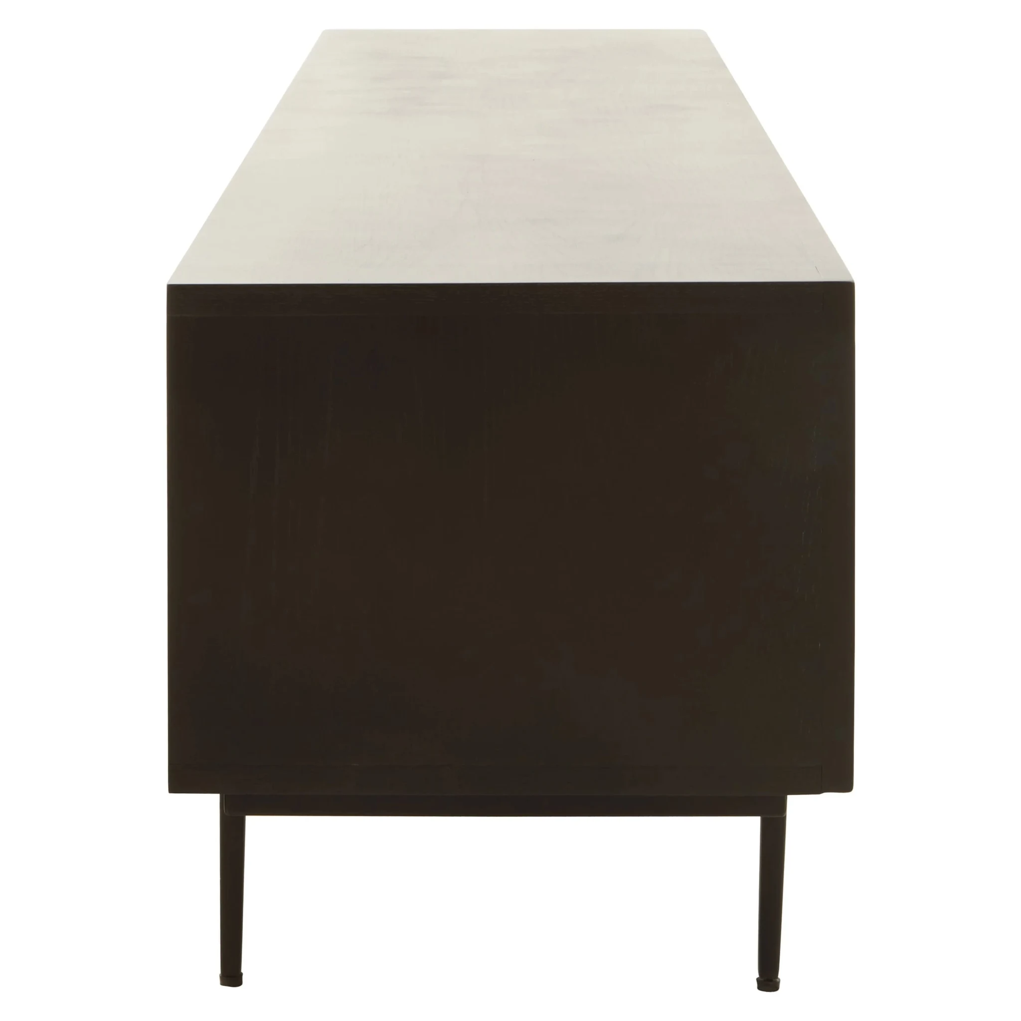 Jakara Black Finish Carved Media Unit - Bookcases & shelving, photo 3 of 8