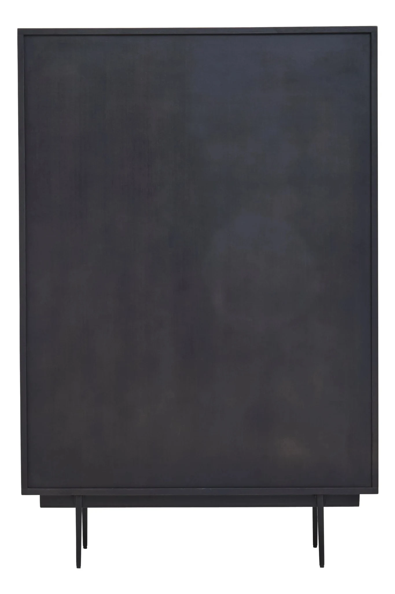 Jakara Black Finish Carved Cabinet - Bookcases & shelving, photo 2 of 8