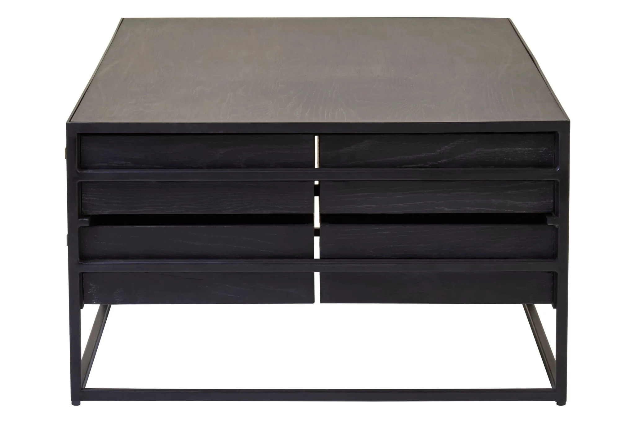 Judd Black Finish 4 Drawer Coffee Table - Tables, photo 2 of 8