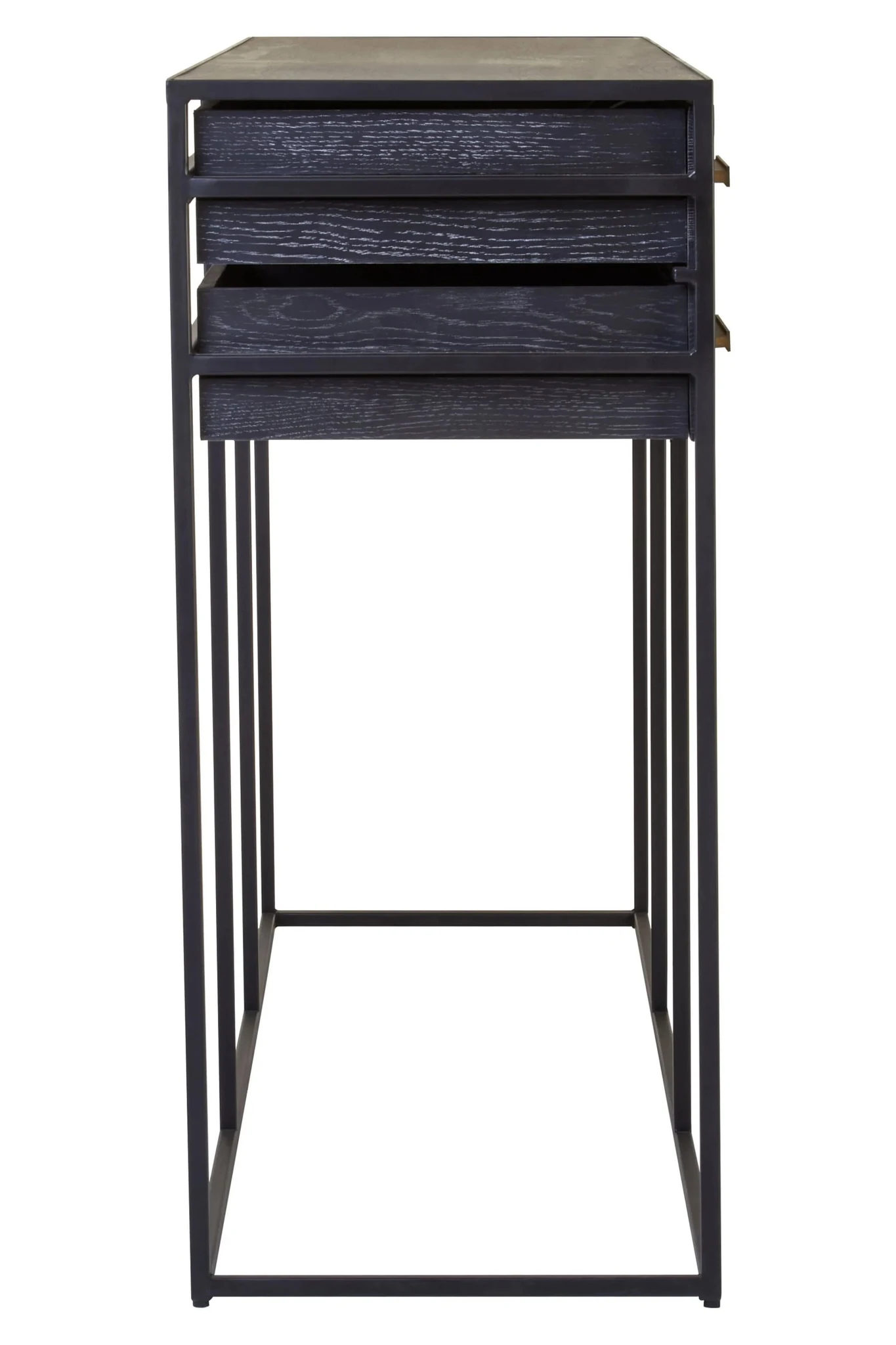 Judd Black Finish 6 Drawer Console Table - Tables, photo 3 of 8