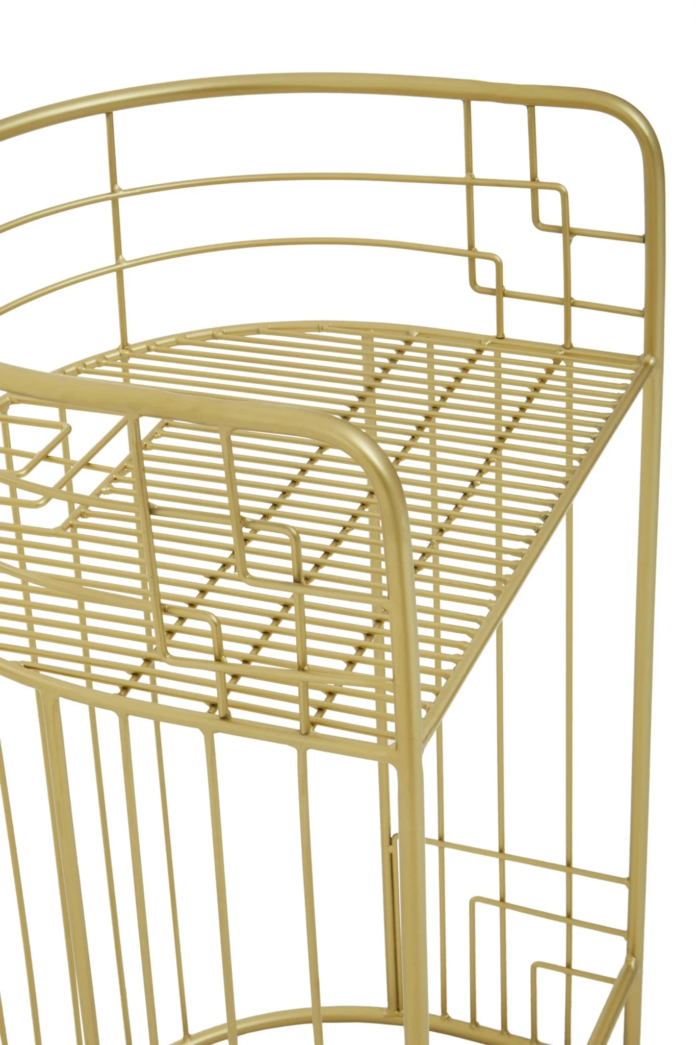 Rabia Gold Finish Bar Chair - Seating, photo 7 of 8