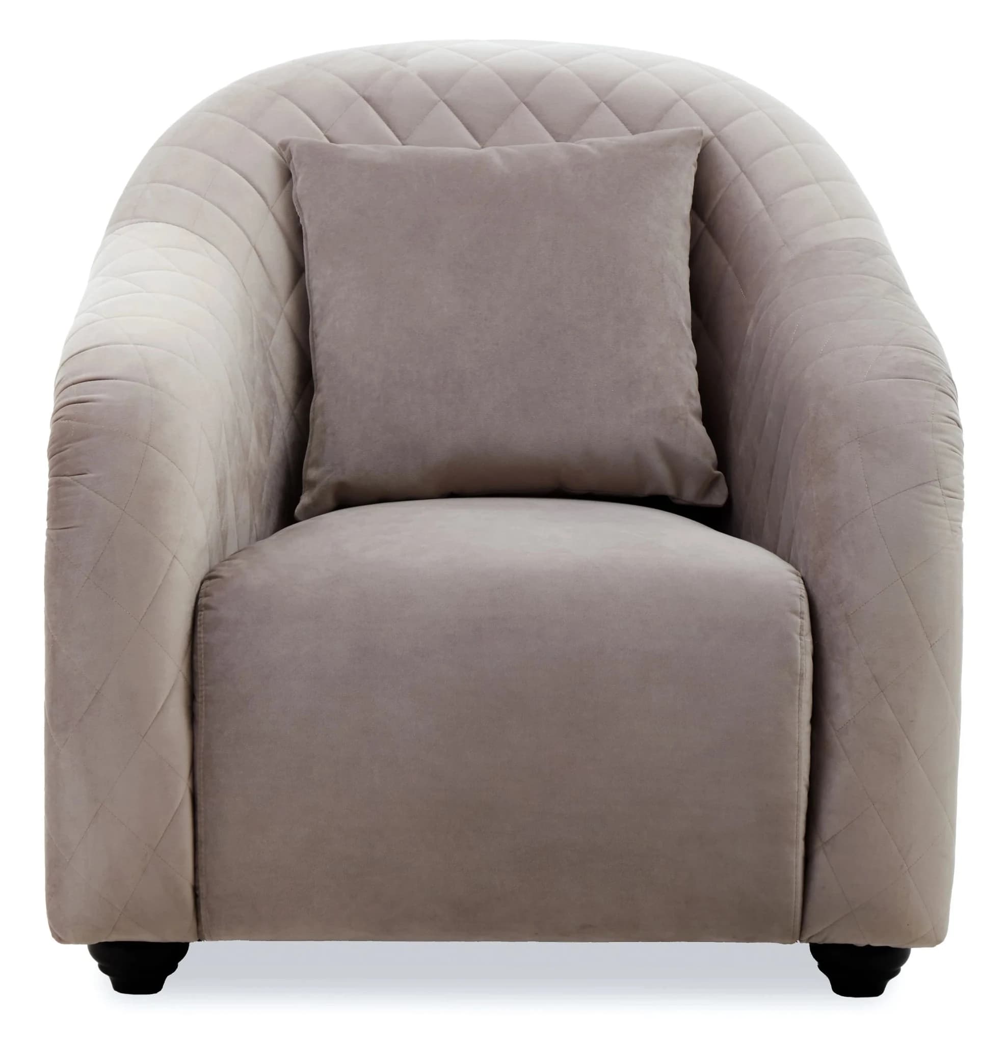 Fifi Grey Velvet Chair - Seating, photo 2 of 2