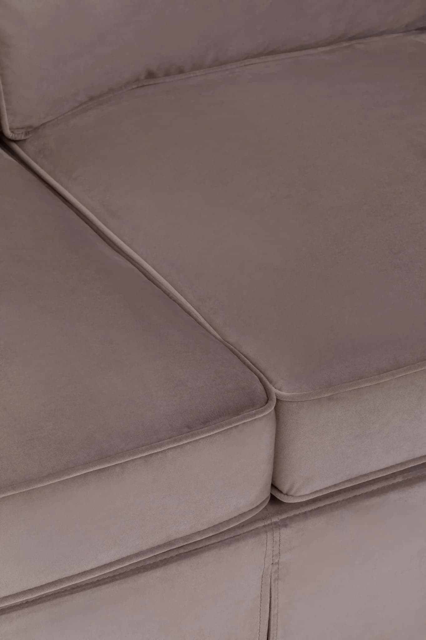 Ralph Three Seat Mink Velvet Sofa - Seating, photo 8 of 8