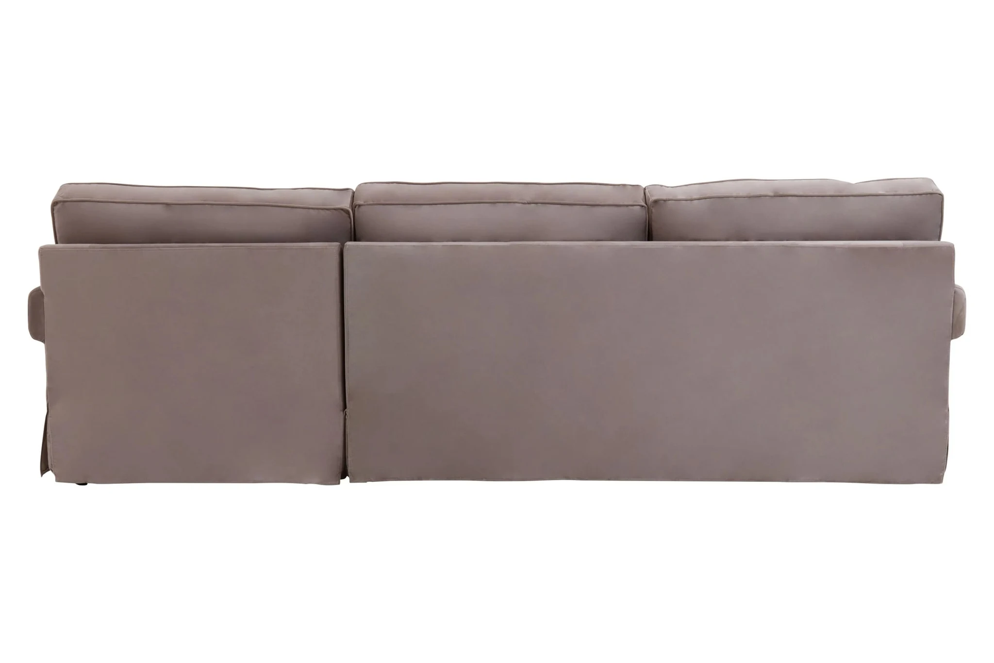 Ralph Three Seat Mink Velvet Right Chaise Sofa - Seating, photo 2 of 7