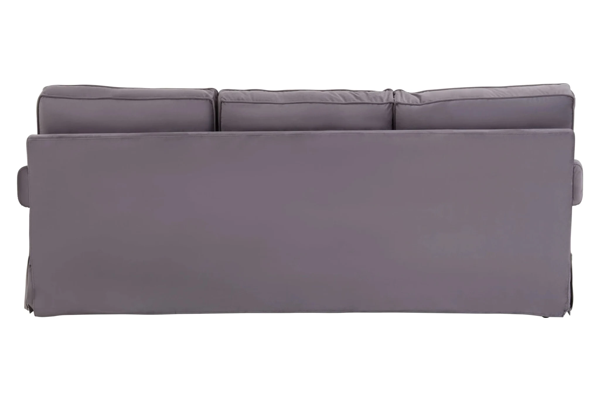 Ralph Three Seat Grey Velvet Sofa - Seating, photo 2 of 8