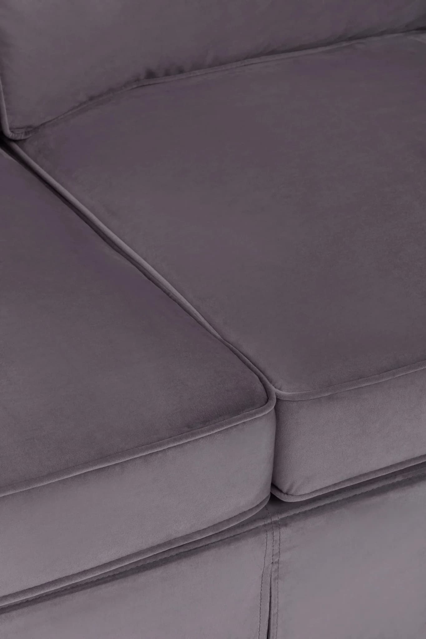 Ralph Three Seat Grey Velvet Sofa - Seating, photo 8 of 8