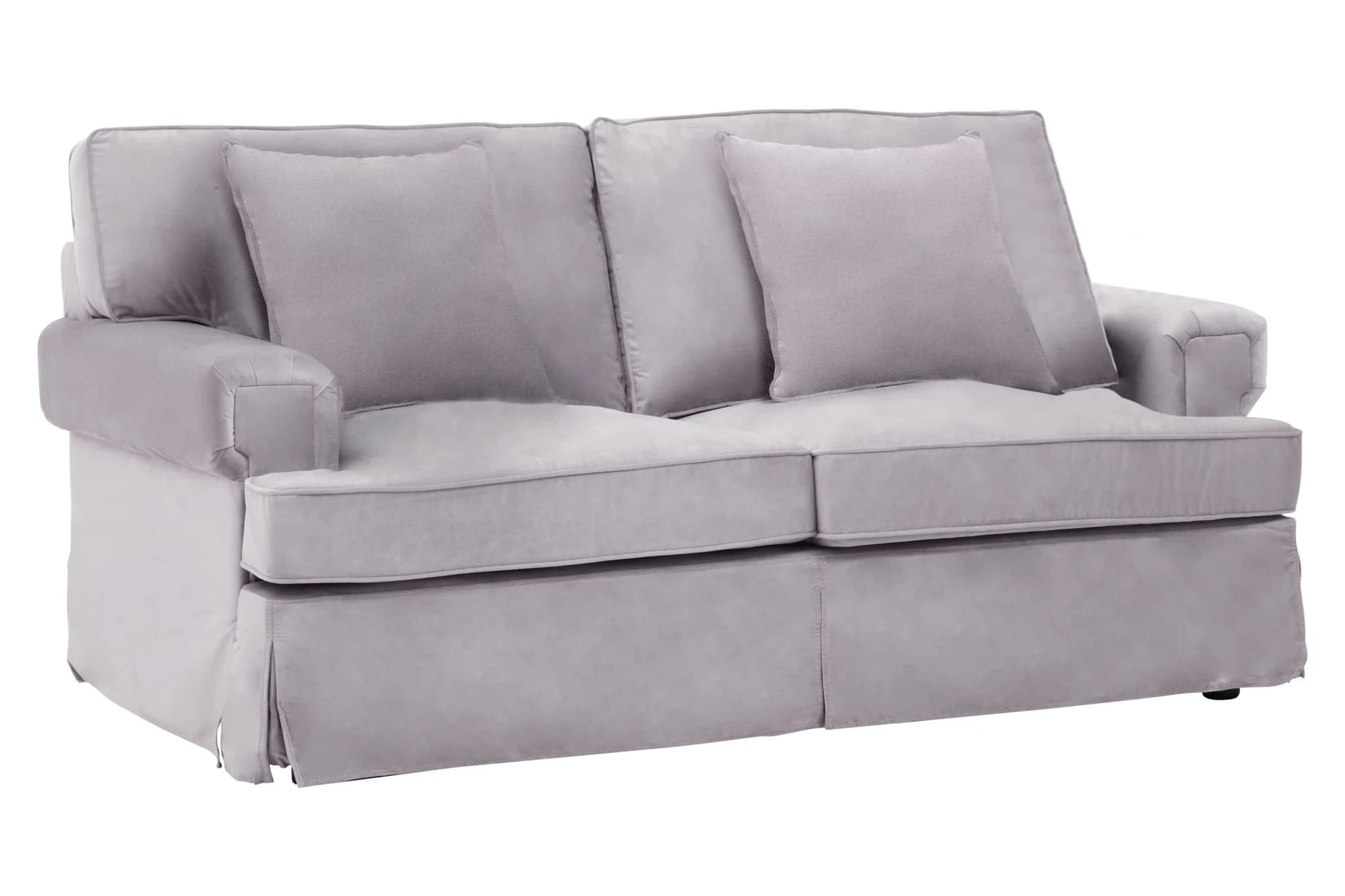 Ralph Two Seat Grey Velvet Sofa - Seating, photo 4 of 6