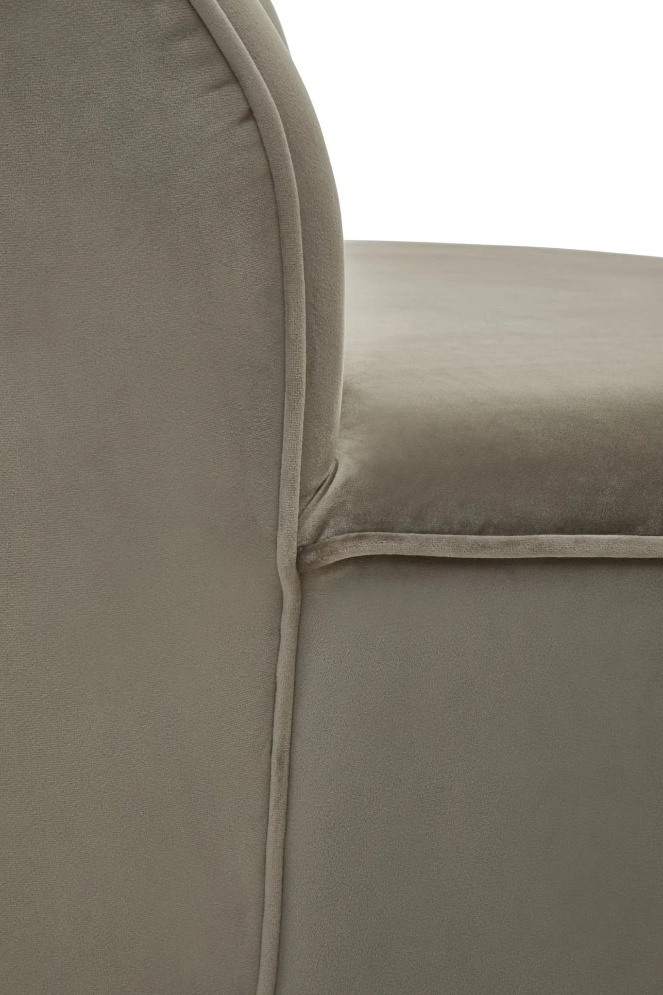 Kids Tamra Mink Velvet Gold Base Chair - Seating, photo 8 of 8