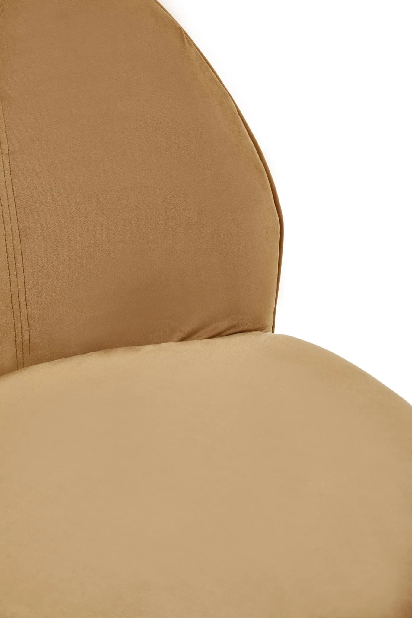Tamra Beige Velvet Gold Base Chair - Seating, photo 8 of 8