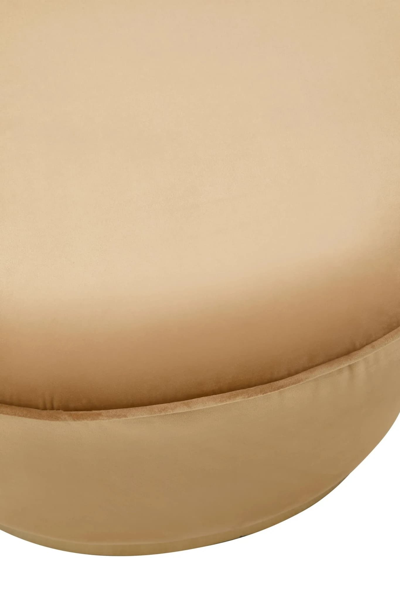 Tamra Beige Velvet Gold Base Chair - Seating, photo 7 of 8
