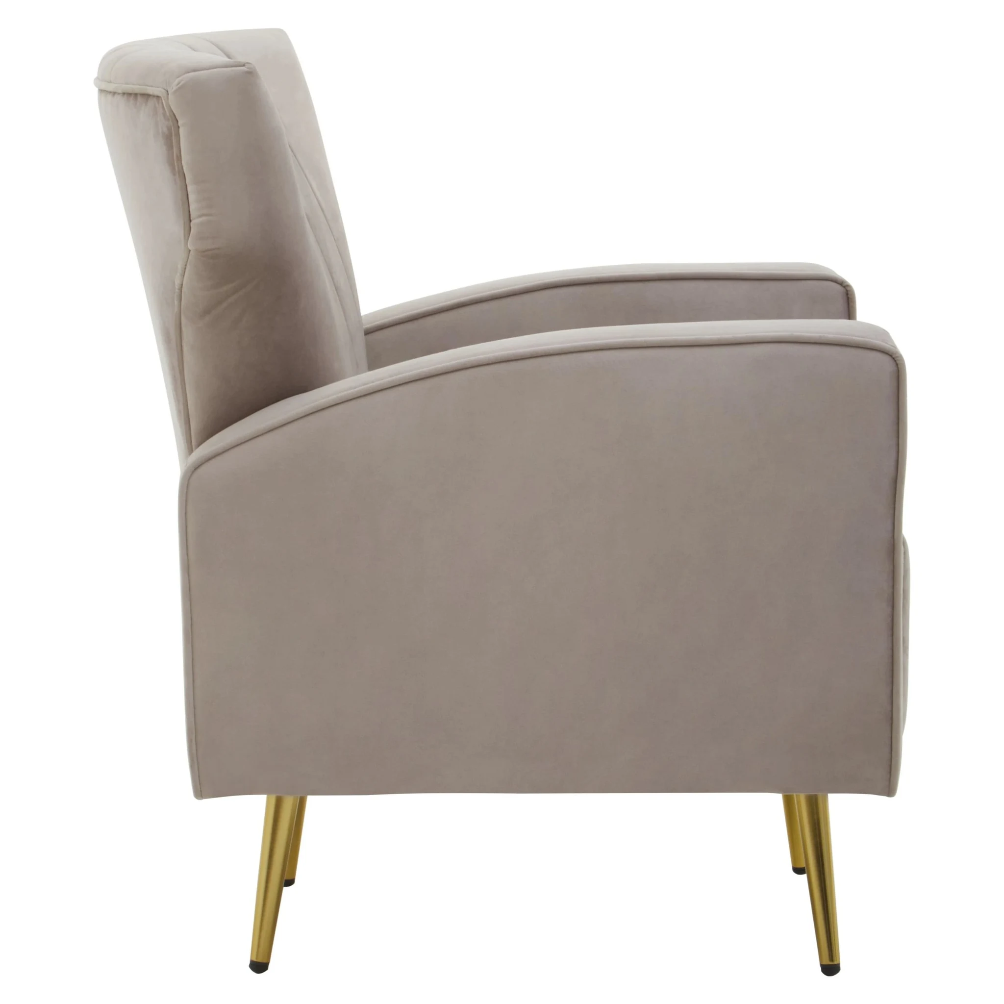 Hayley Mink Velvet Armchair - Seating, photo 3 of 8