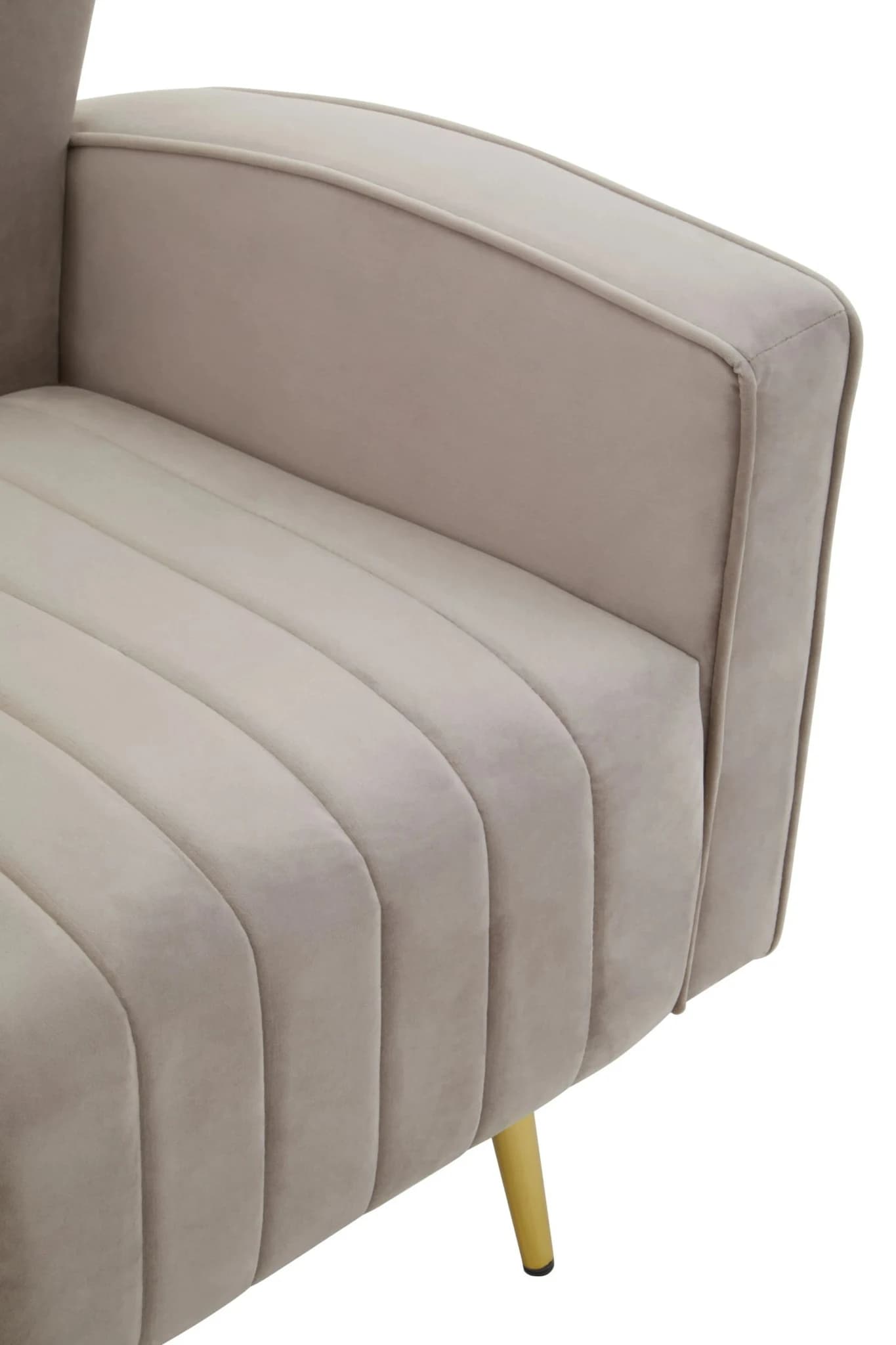 Hayley Mink Velvet Armchair - Seating, photo 8 of 8