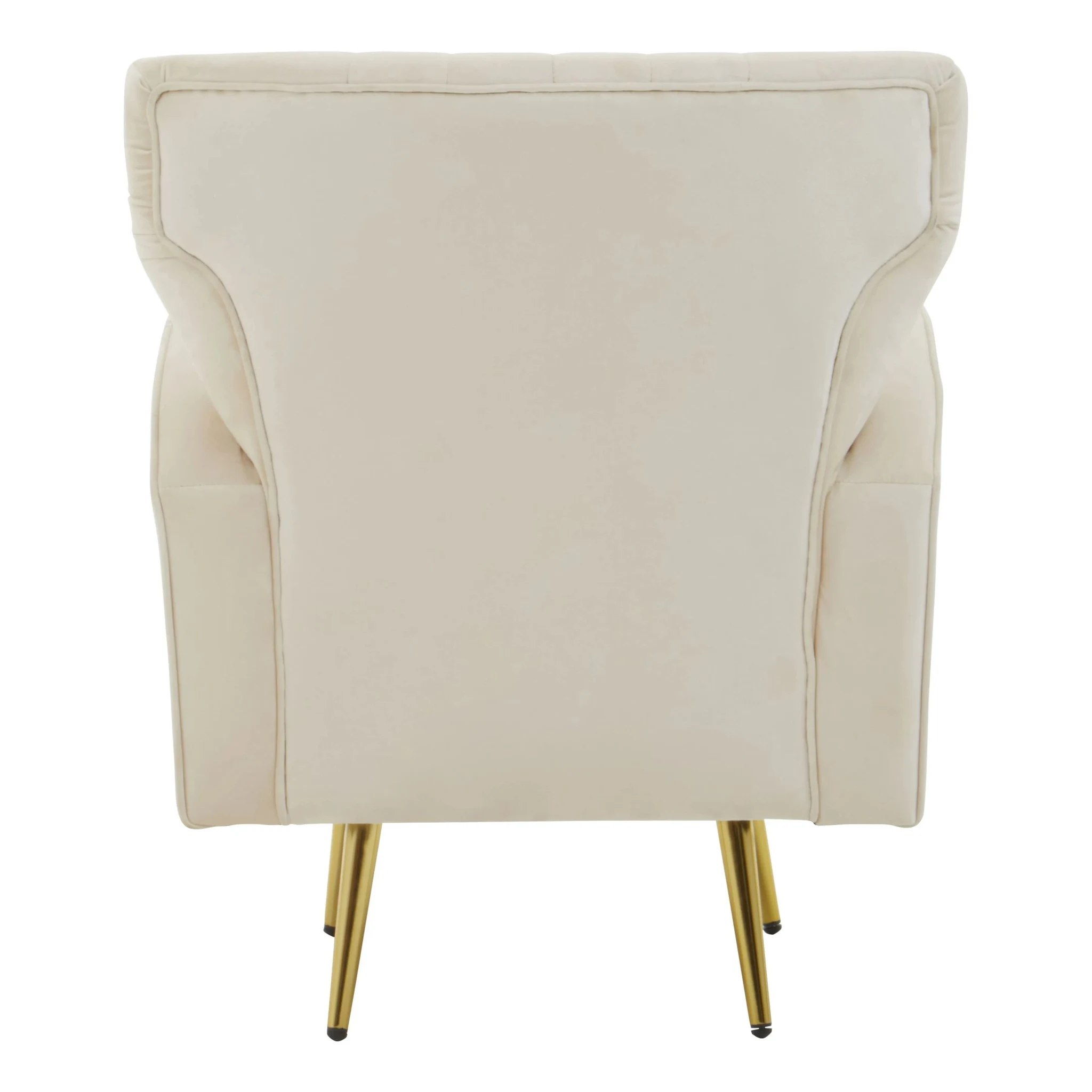 Hayley Natural Velvet Armchair - Seating, photo 2 of 8