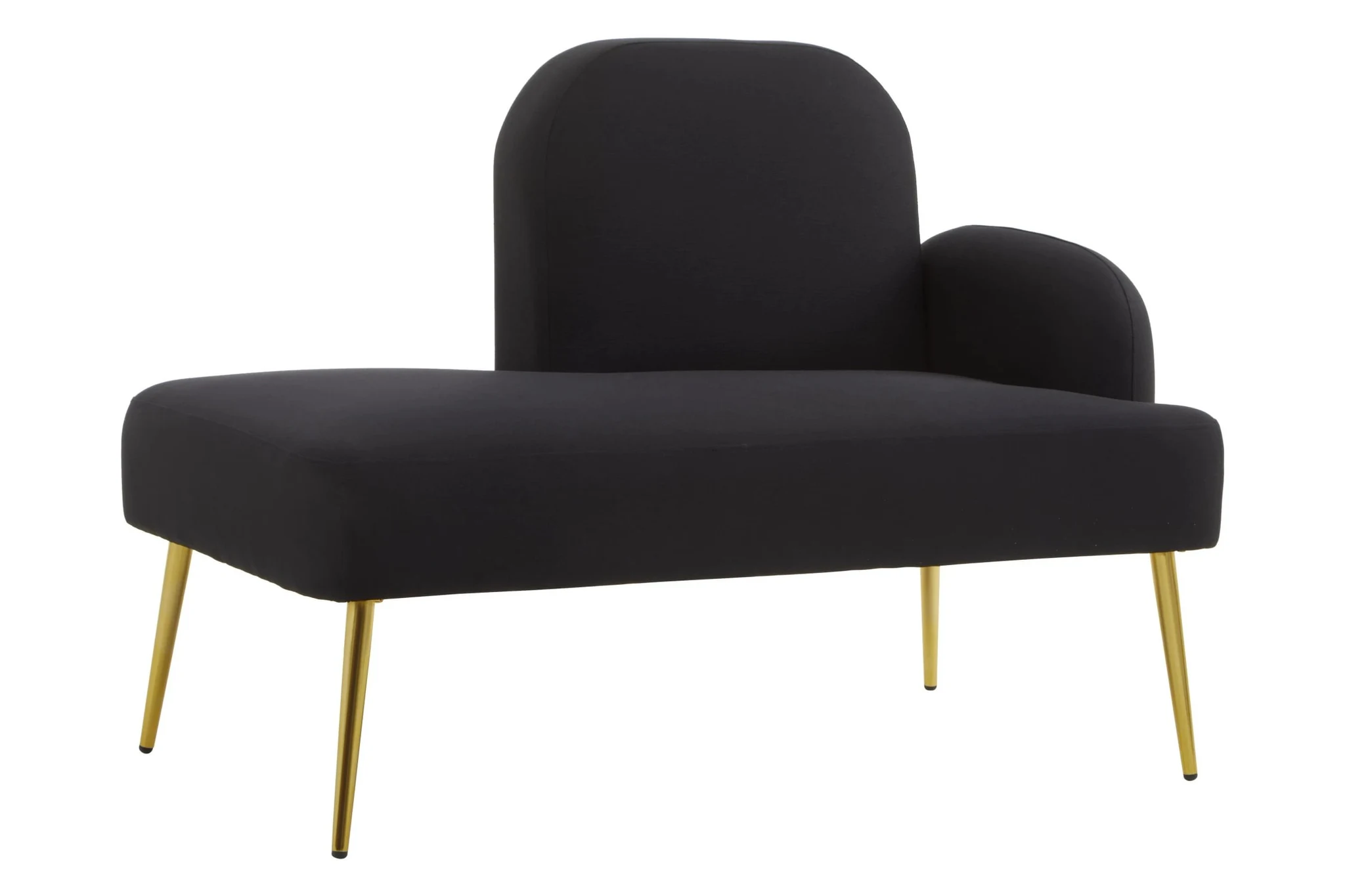 Heather Black Right Hand Chaise Longue - Seating, photo 4 of 7