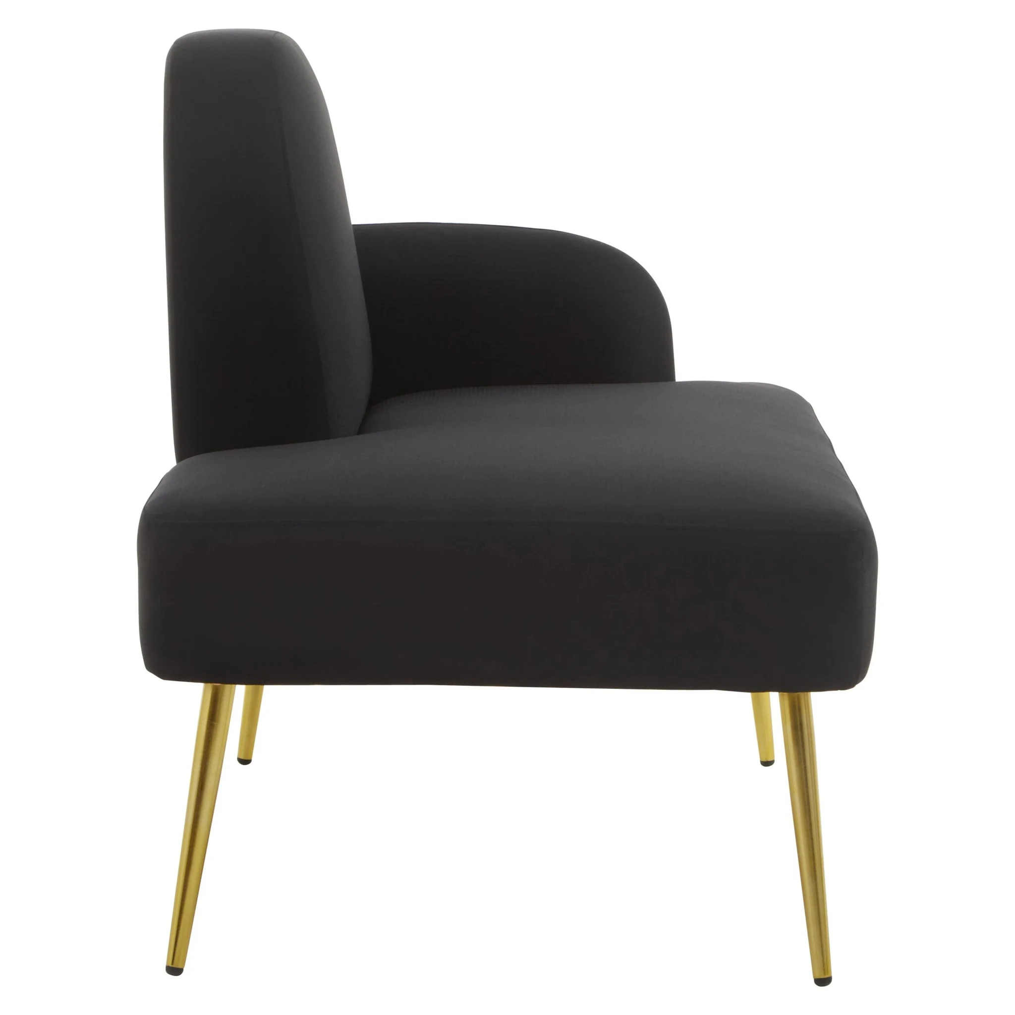 Heather Black Right Hand Chaise Longue - Seating, photo 3 of 7