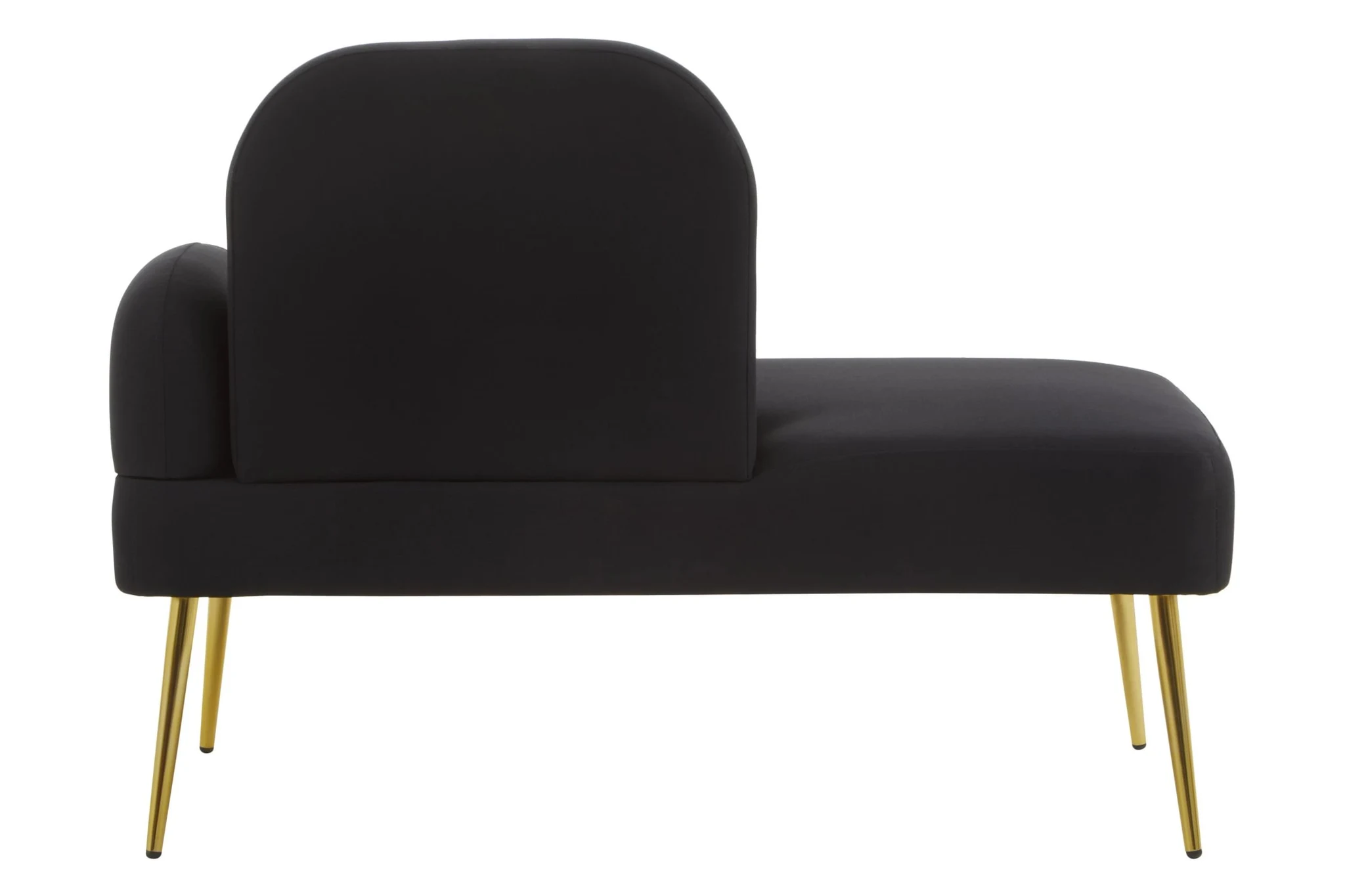 Heather Black Right Hand Chaise Longue - Seating, photo 2 of 7