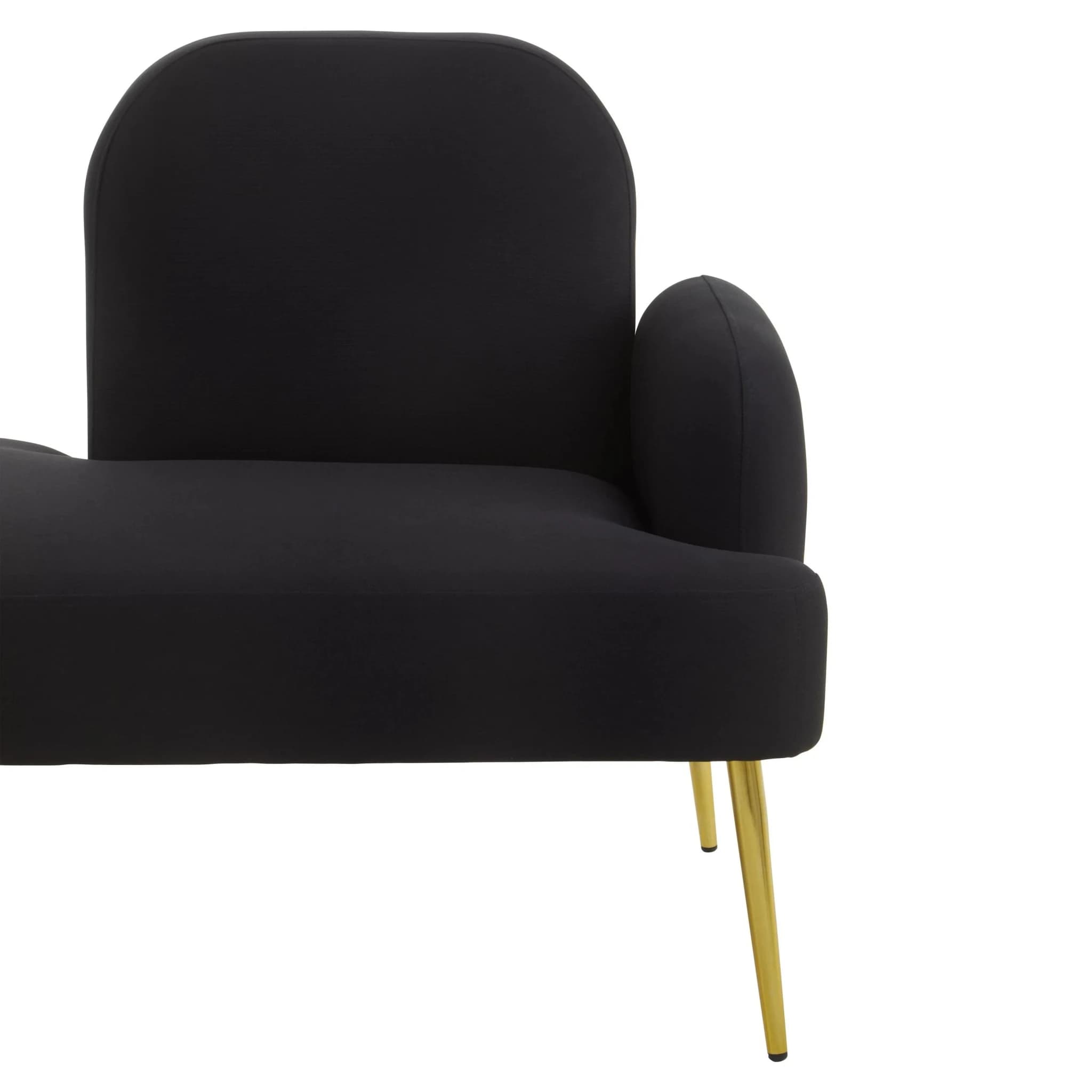Heather Black Right Hand Chaise Longue - Seating, photo 6 of 7