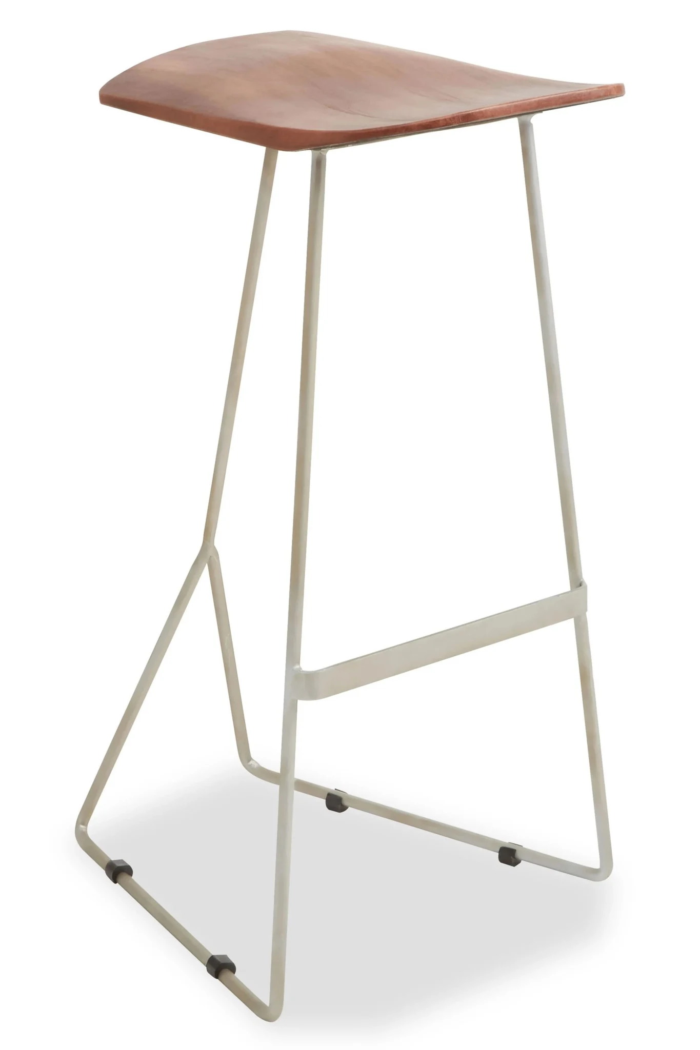 Nandri Acacia Wood with Antique Silver Frame Bar Stool - Seating, photo 5 of 8