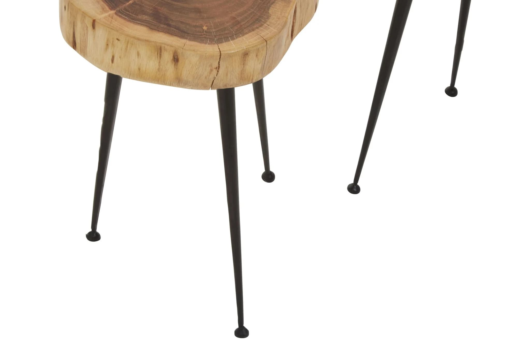 Nandri Set Of 2 Acacia Wood Side Tables - Tables, photo 7 of 8