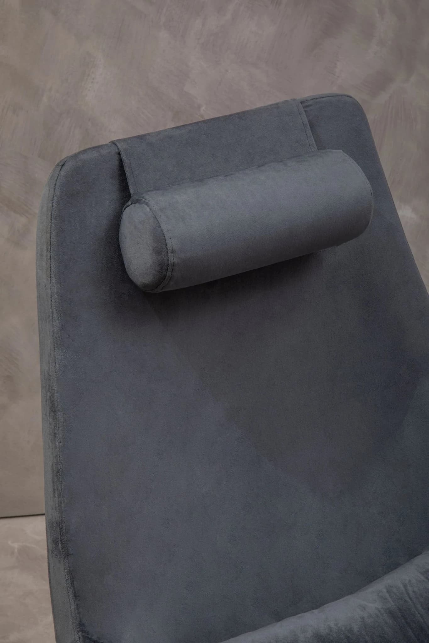 Kalo Grey Velvet Swivel Lounge Chair - Seating, photo 6 of 8