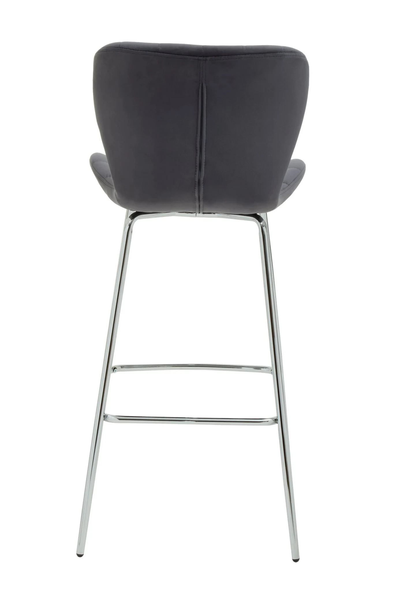 Warton Grey Velvet Bar Chair - Seating, photo 8 of 8